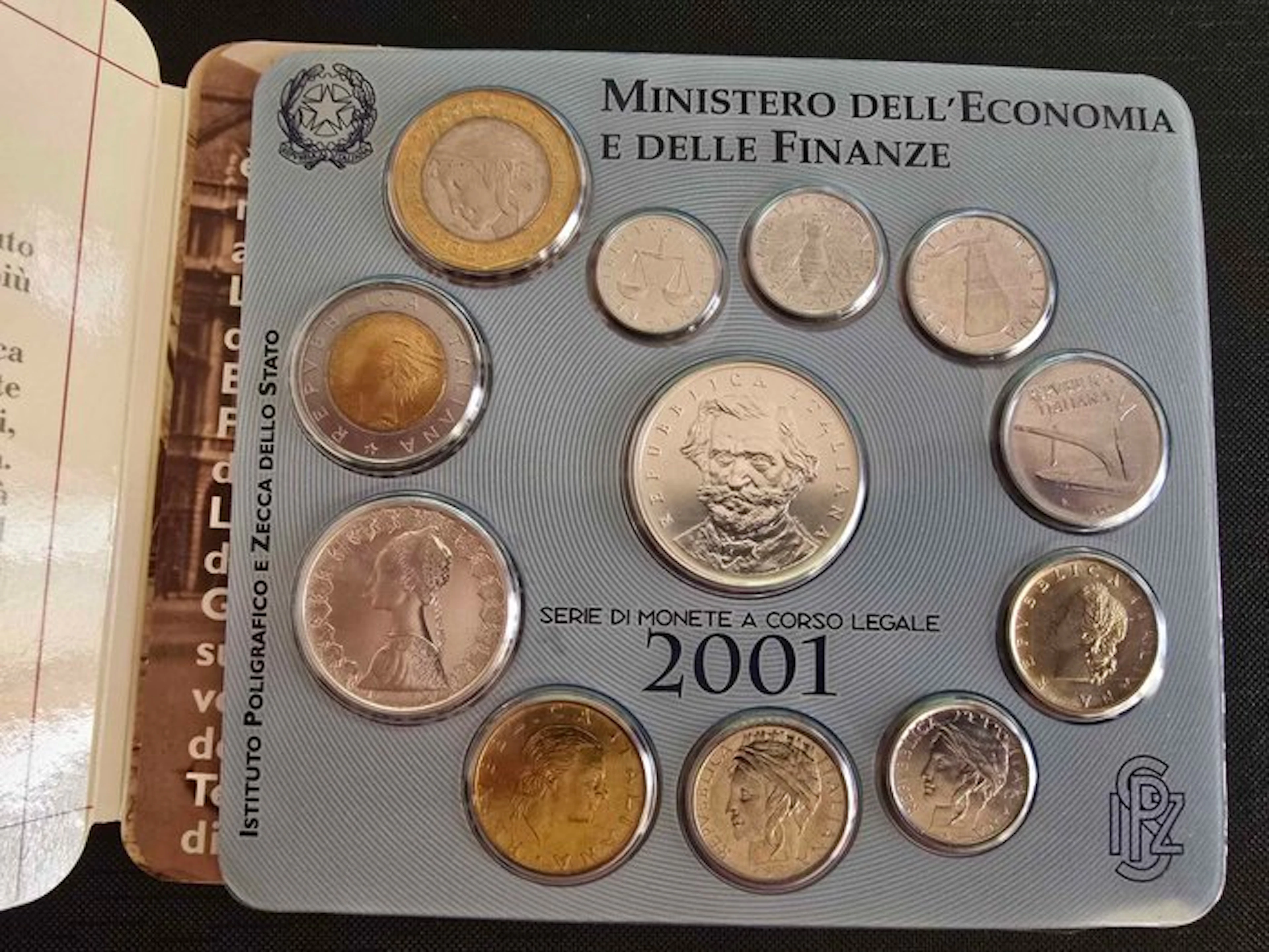 Italy, Republic Serie divisionale 2001 "Giuseppe Verdi" Fdc (No reserve price)