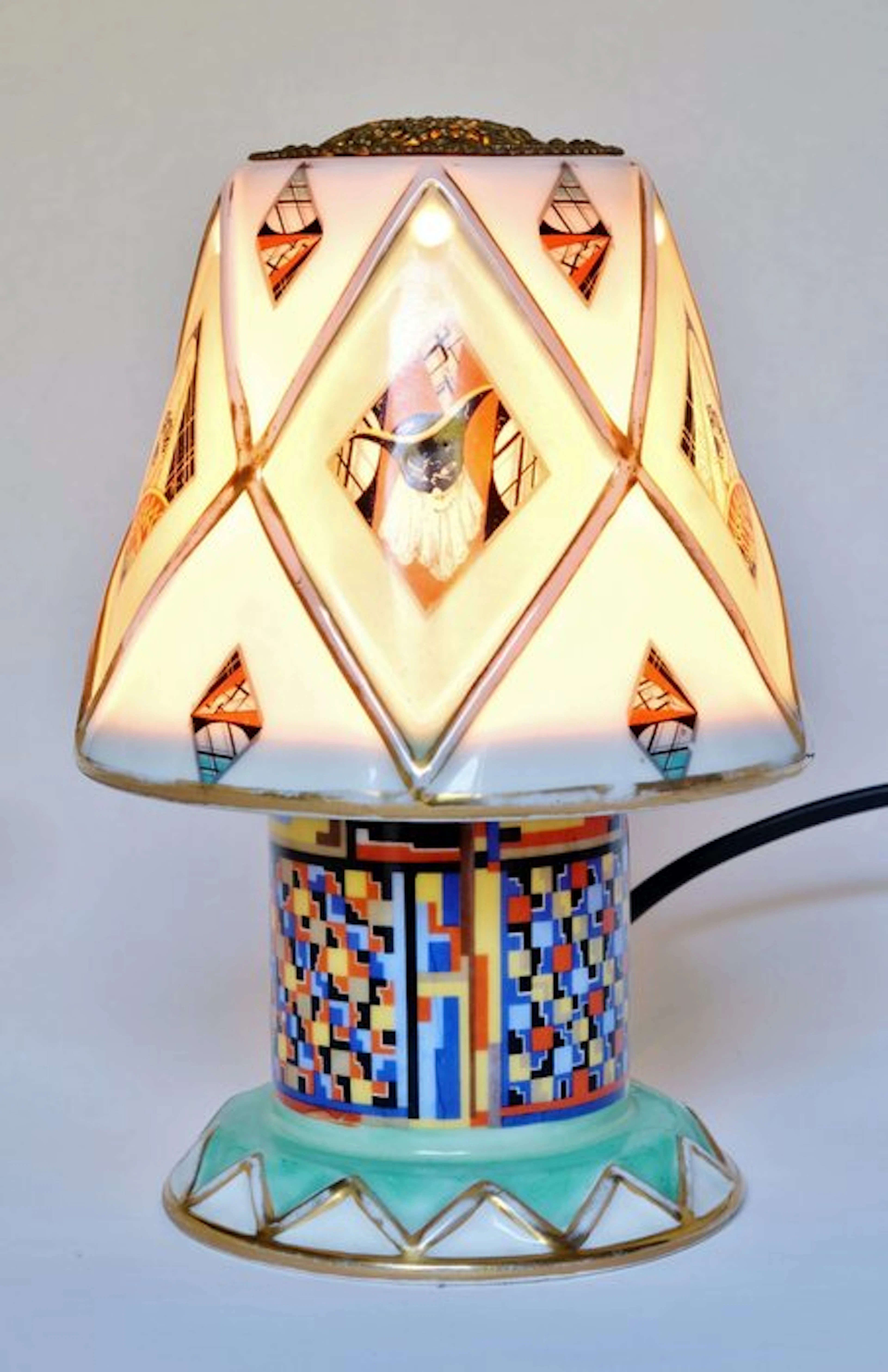 Aerozon - Art Deco - Perfume burner - Duftlampe - Porcelain