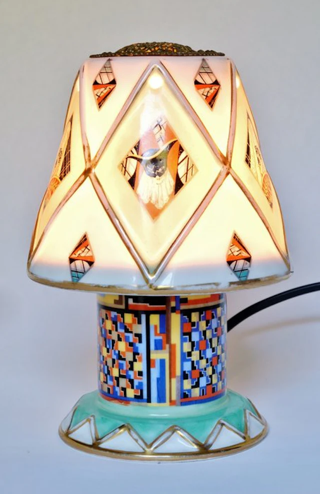 Aerozon - Art Deco - Perfume burner - Duftlampe - Porcelain