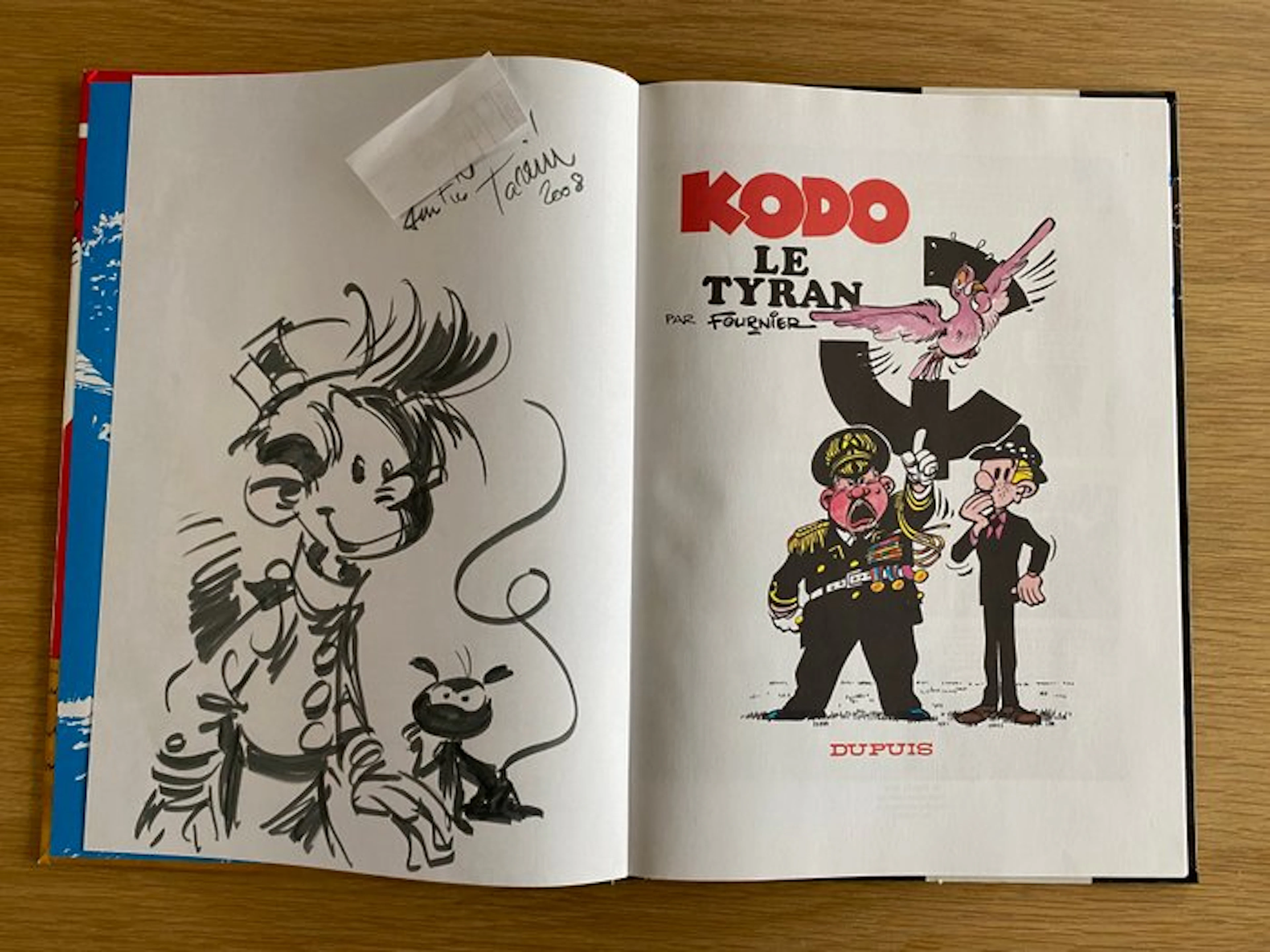 Spirou et Fantasio T28 - Kodo le tyran + dédicace +...