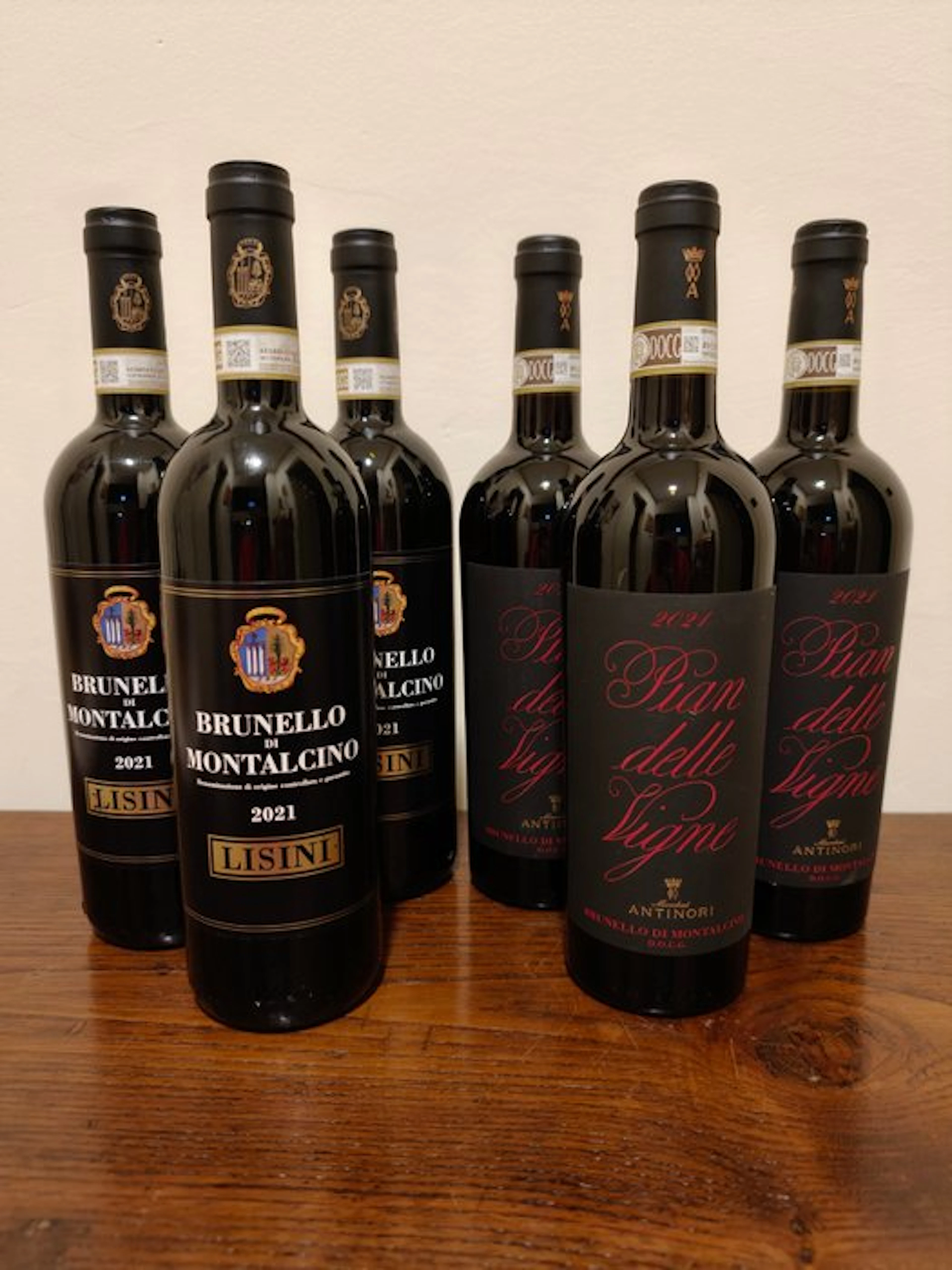 2021 Pian delle Vigne & 2021 Lisini - Brunello di...