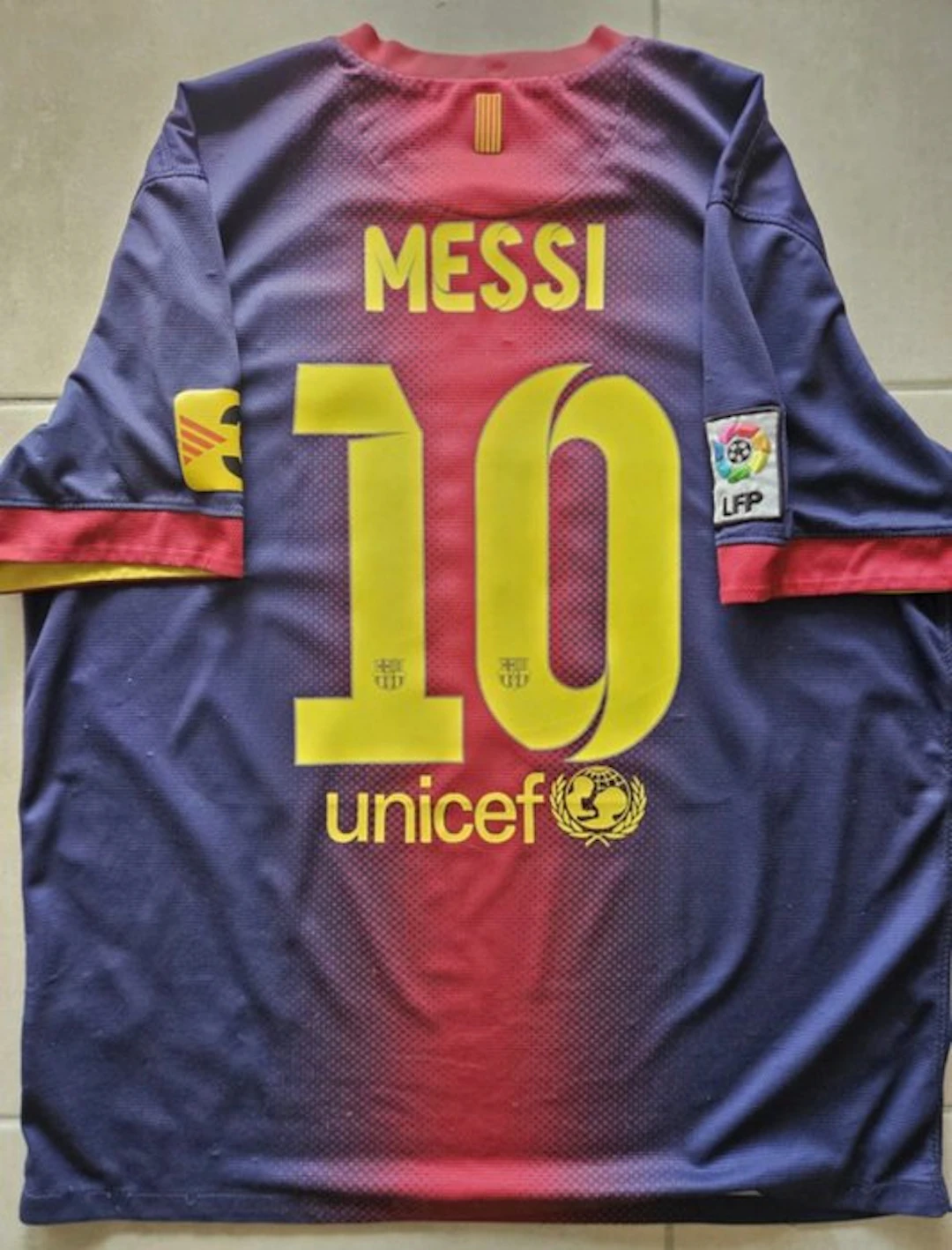 FC Barcelona - Spanish Football League - Messi - 2012 - Football shirt