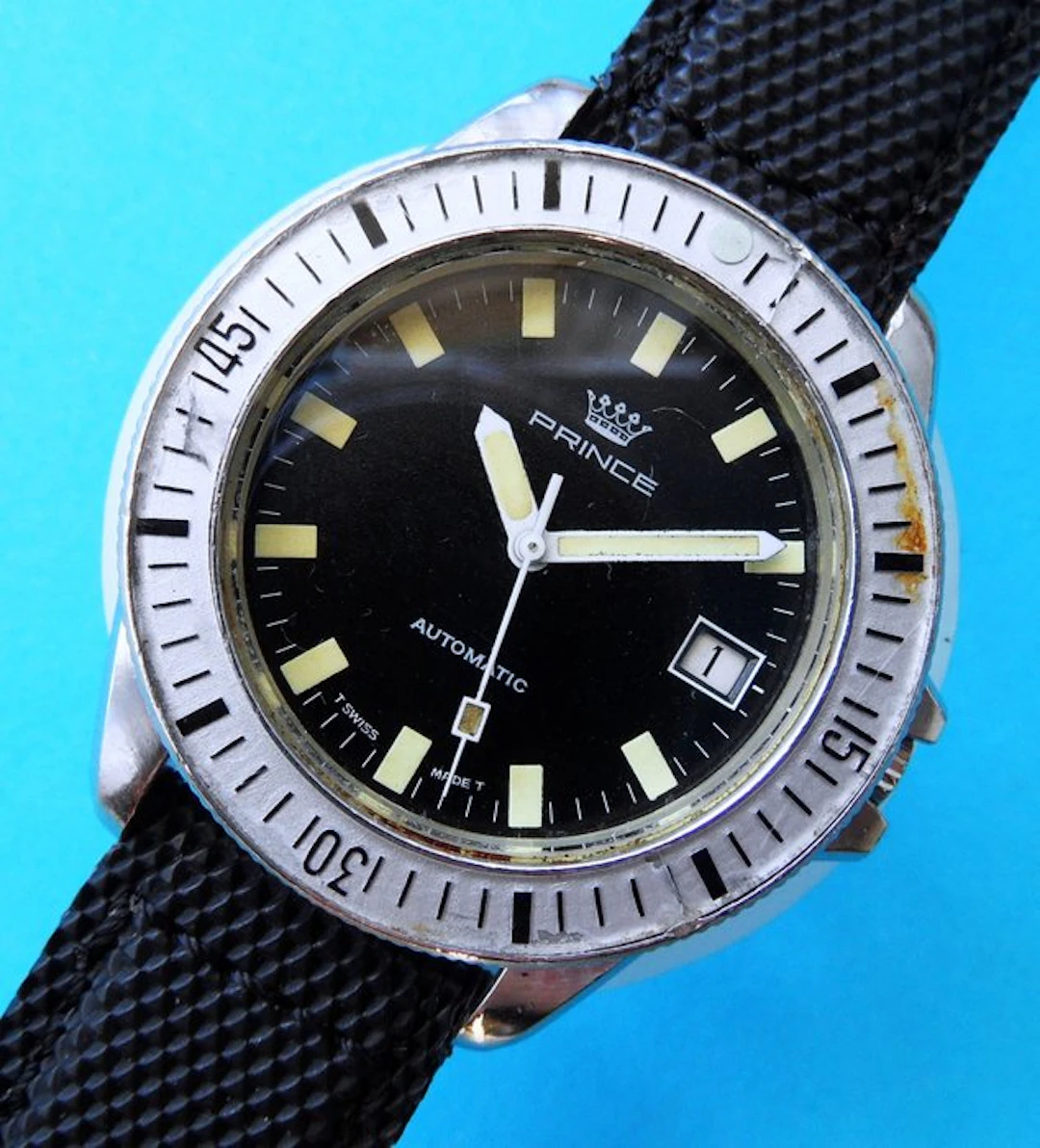 Prince - Automatic Diver 20 ATM - Bakelite ring nut - No...
