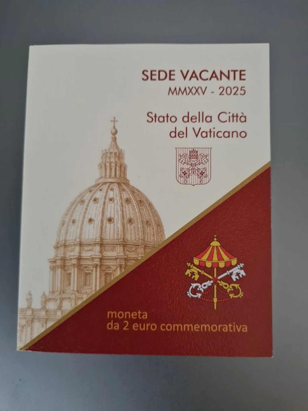 Vatican. 2 Euro 2025 "Sede Vacante" (No reserve price)