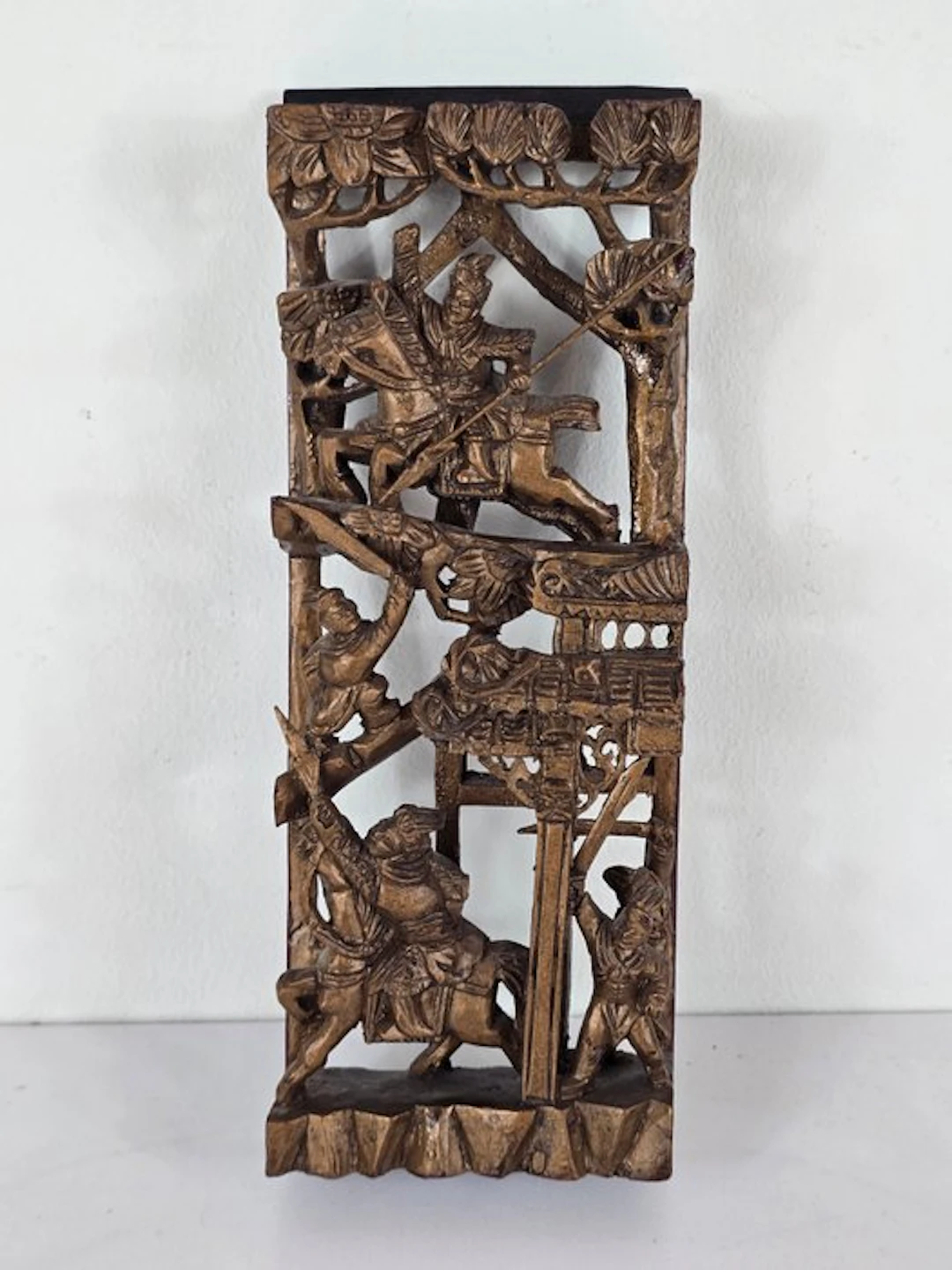 Panel - Wood - China - Qing Dynasty (1644-1911) - Wall...