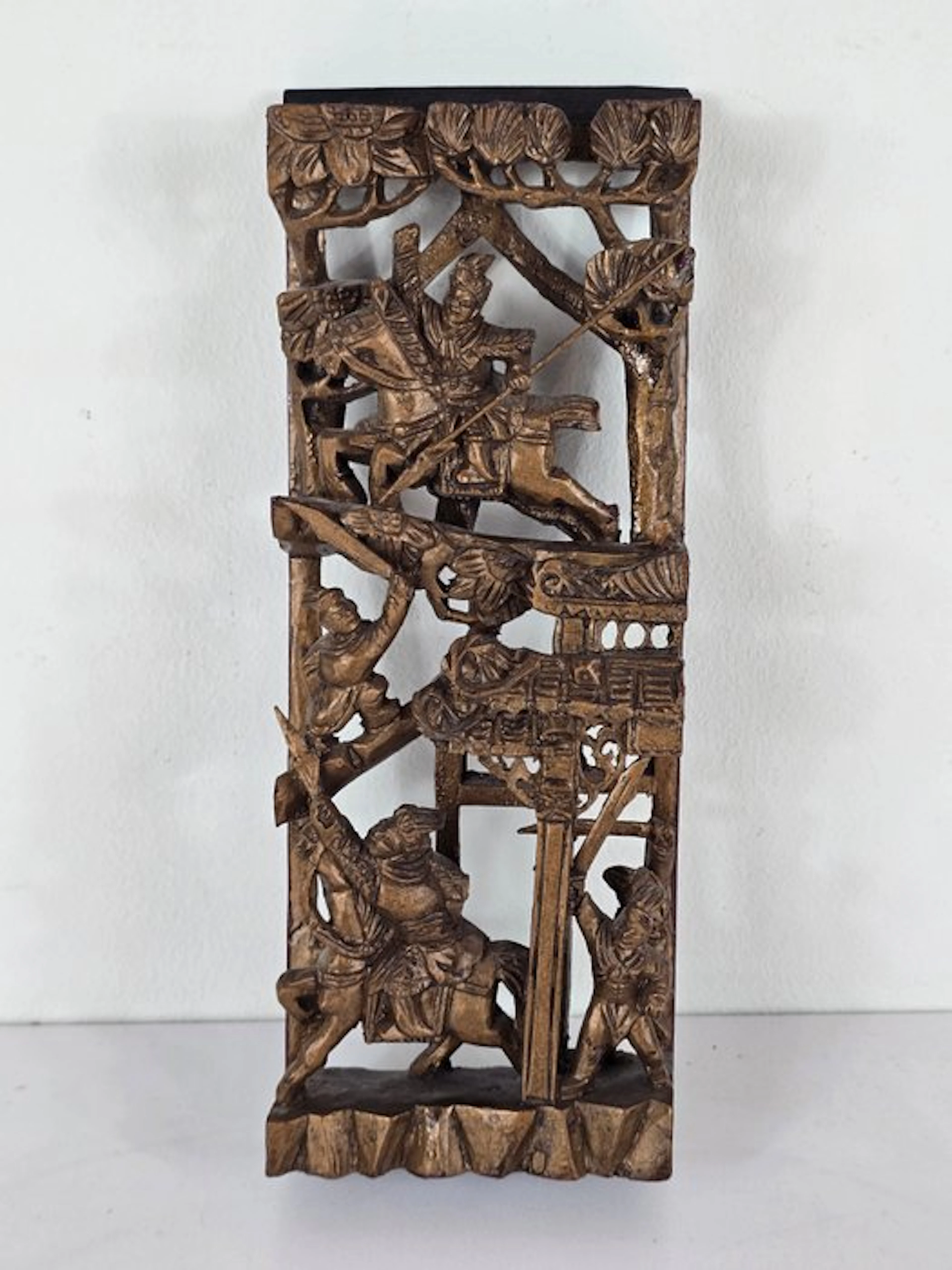 Panel - Wood - China - Qing Dynasty (1644-1911) - Wall...