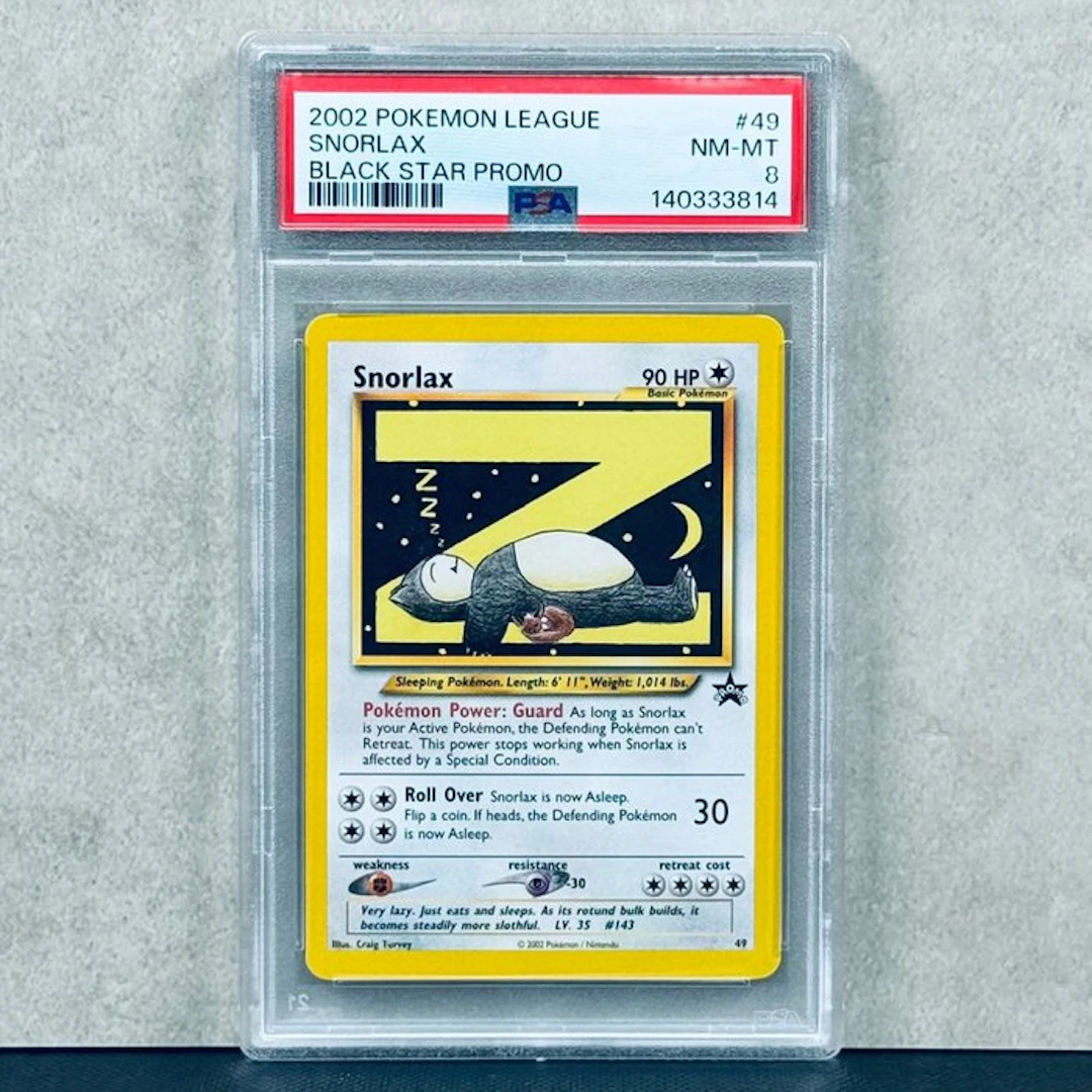 Pokémon Graded card - Snorlax #49 2002 Pokemon League...
