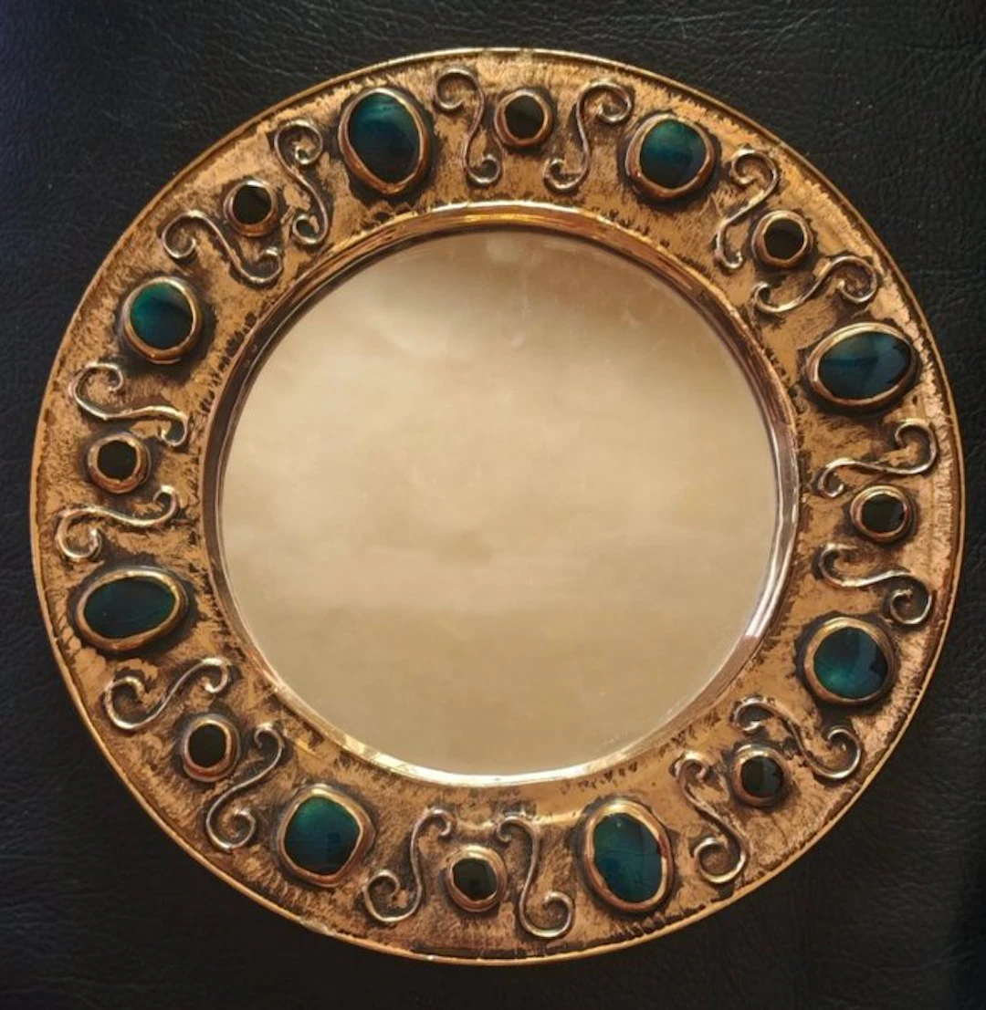 François Lembo - Wall mirror - Ceramic - Ceramic mirror