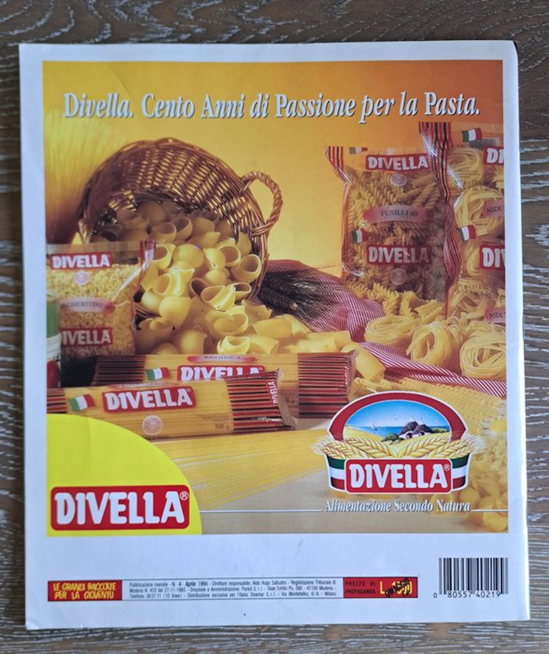 Panini World Cup USA 94 - Italian Divella Omaggio Edition...