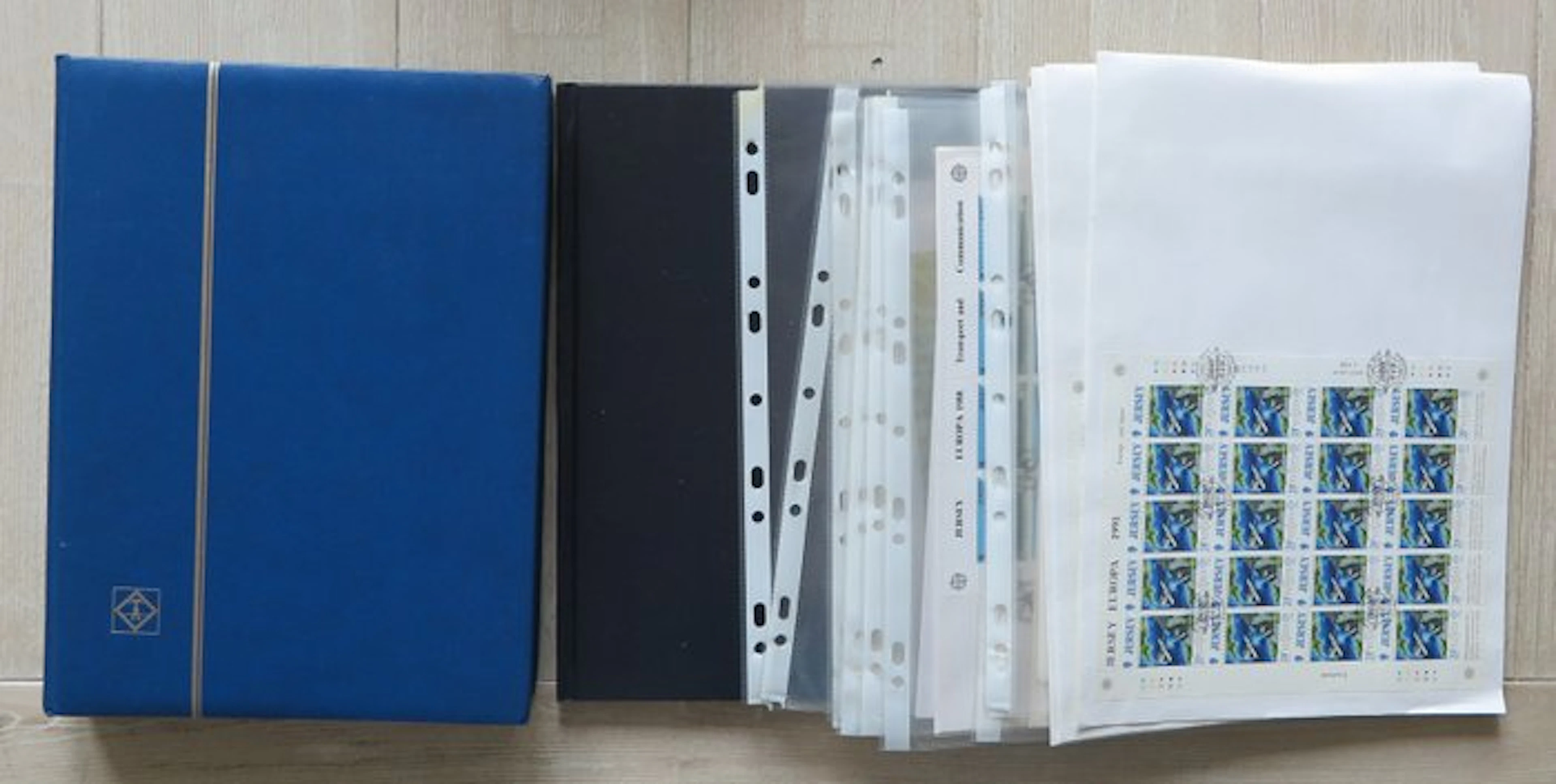 Channel Islands - Collection in two stockbooks + large-format first-day covers