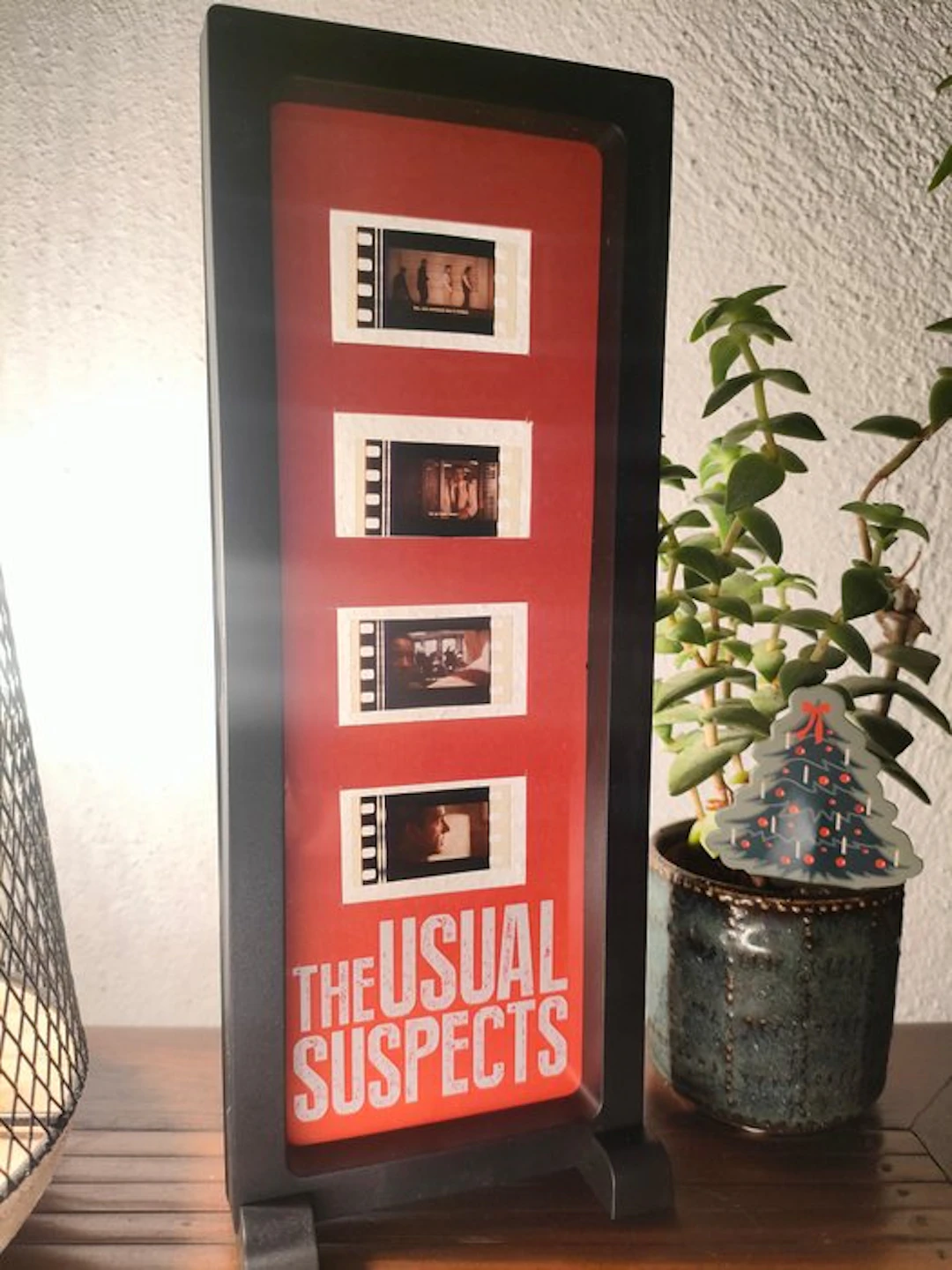 LightBoxFrame frame with 4 Backlit 35 mm film cells of...