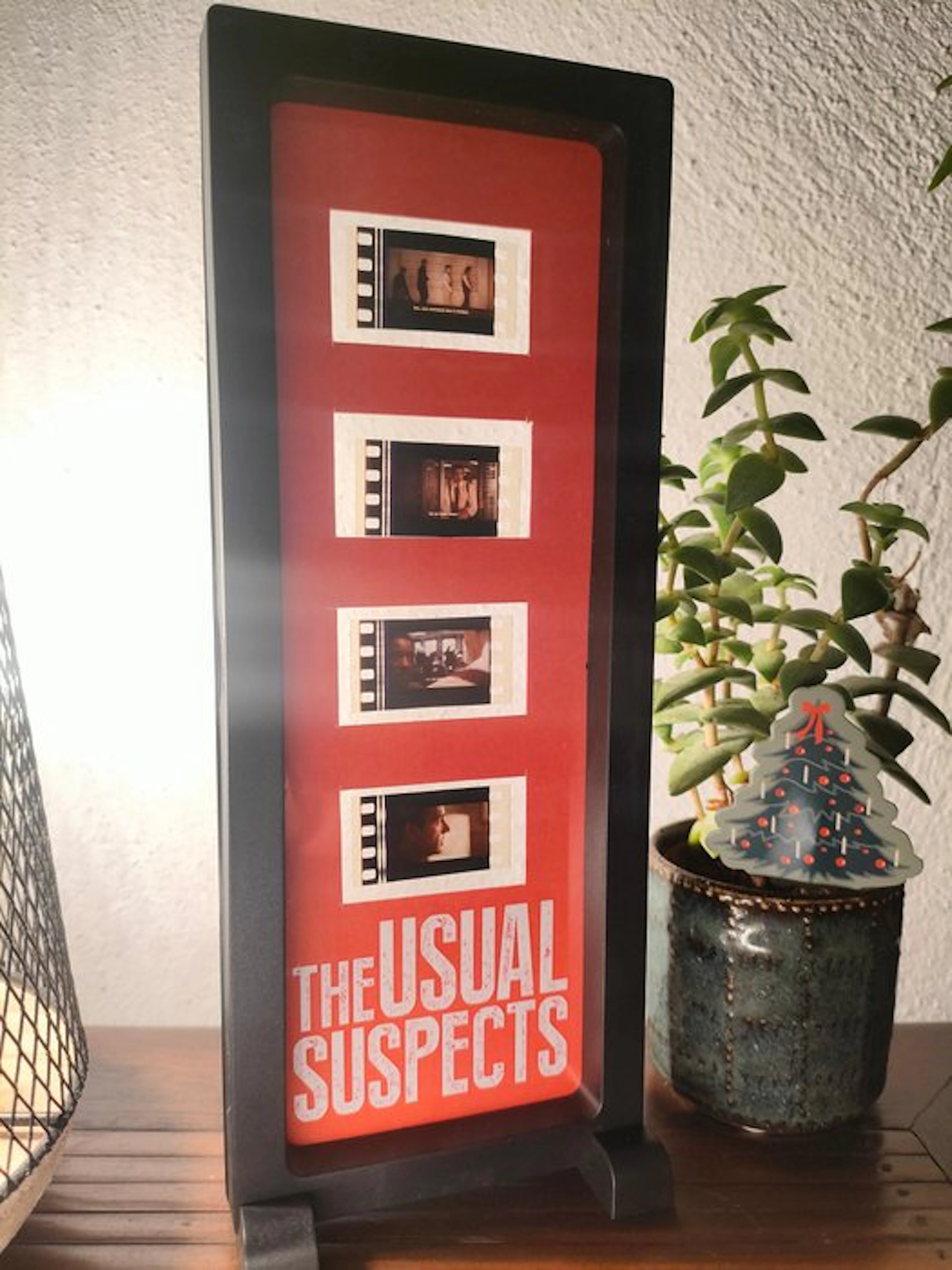 LightBoxFrame frame with 4 Backlit 35 mm film cells of...
