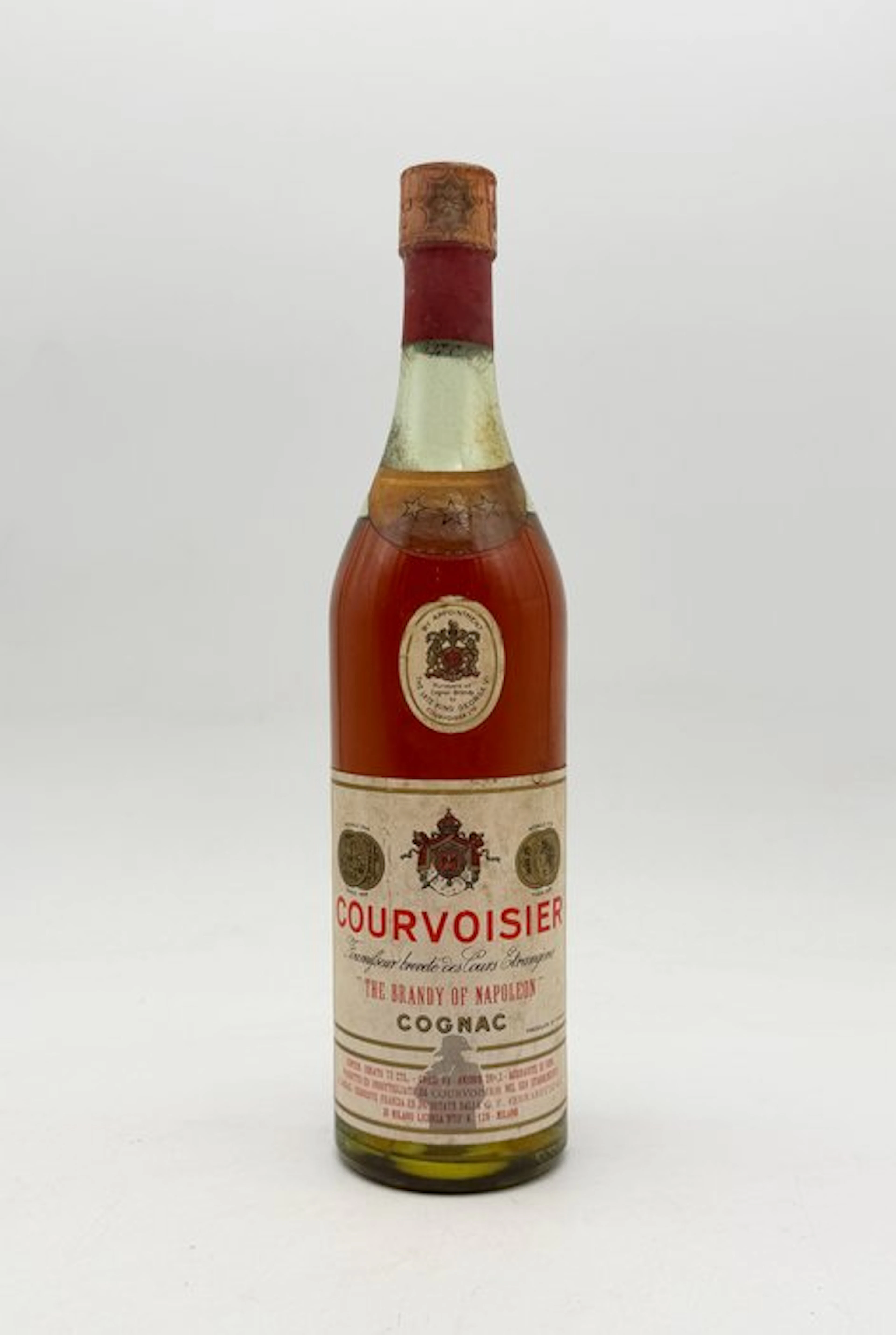 Courvoisier - Cognac Three Star "The Brandy of Napoleon" - b. 1960s - 73cl