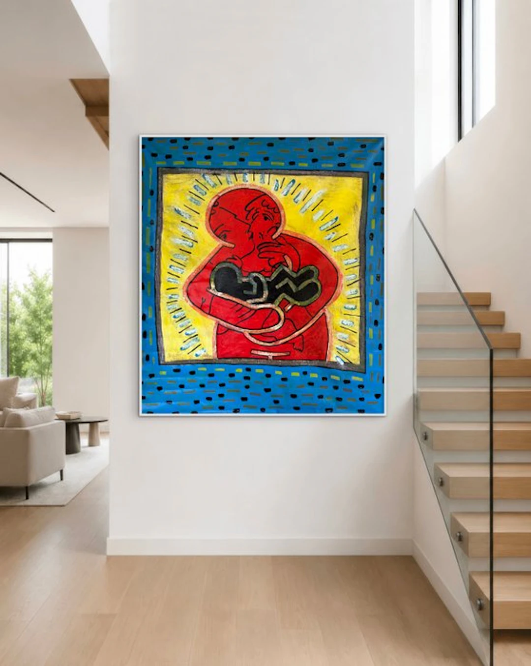 Freda People - Picasso X Haring XXL (120 x 105 cm)