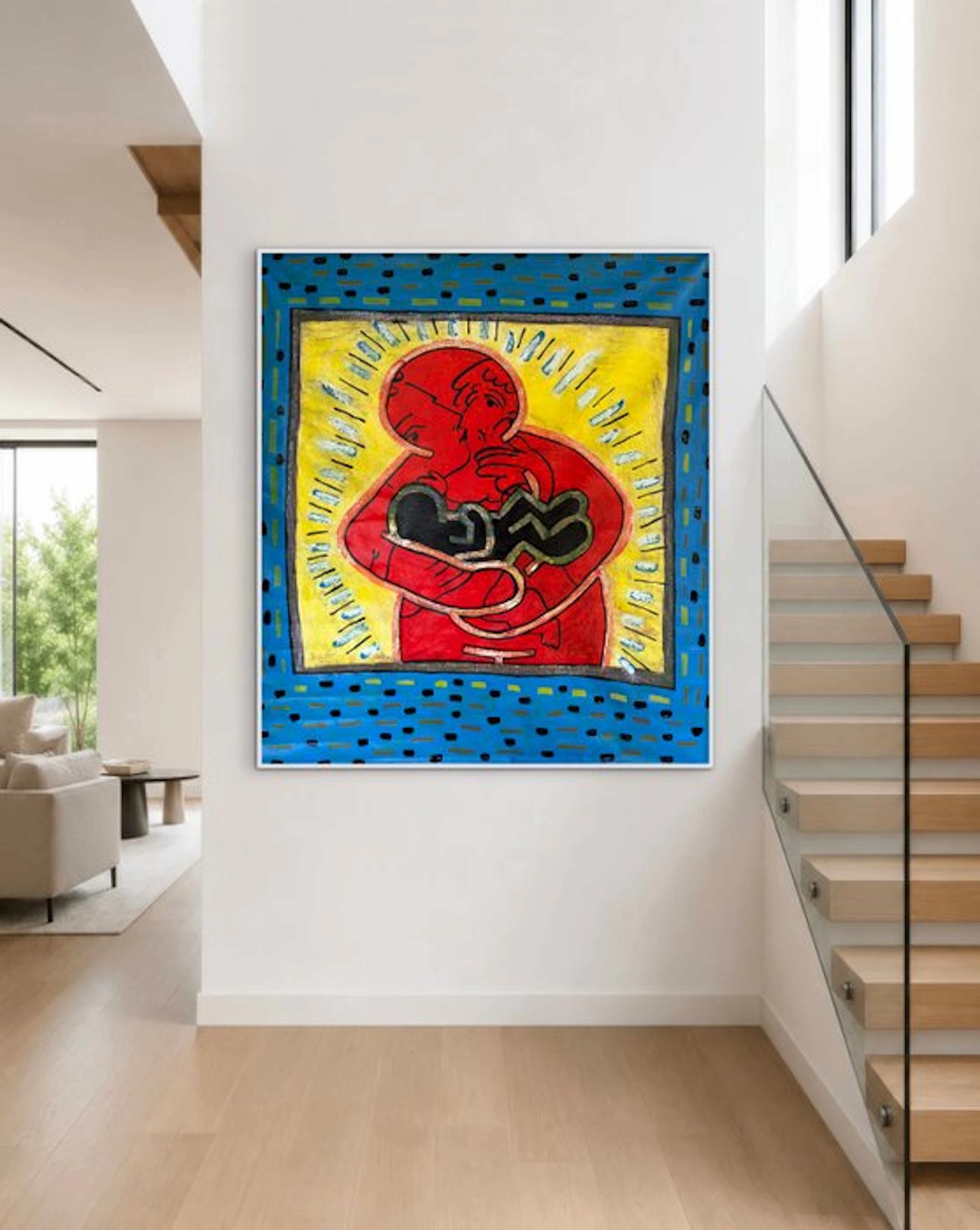 Freda People - Picasso X Haring XXL (120 x 105 cm)