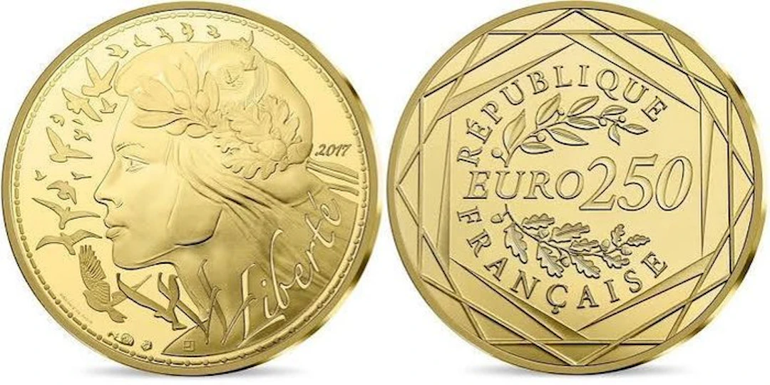 France. 250 Euro 2017 "Marianne"