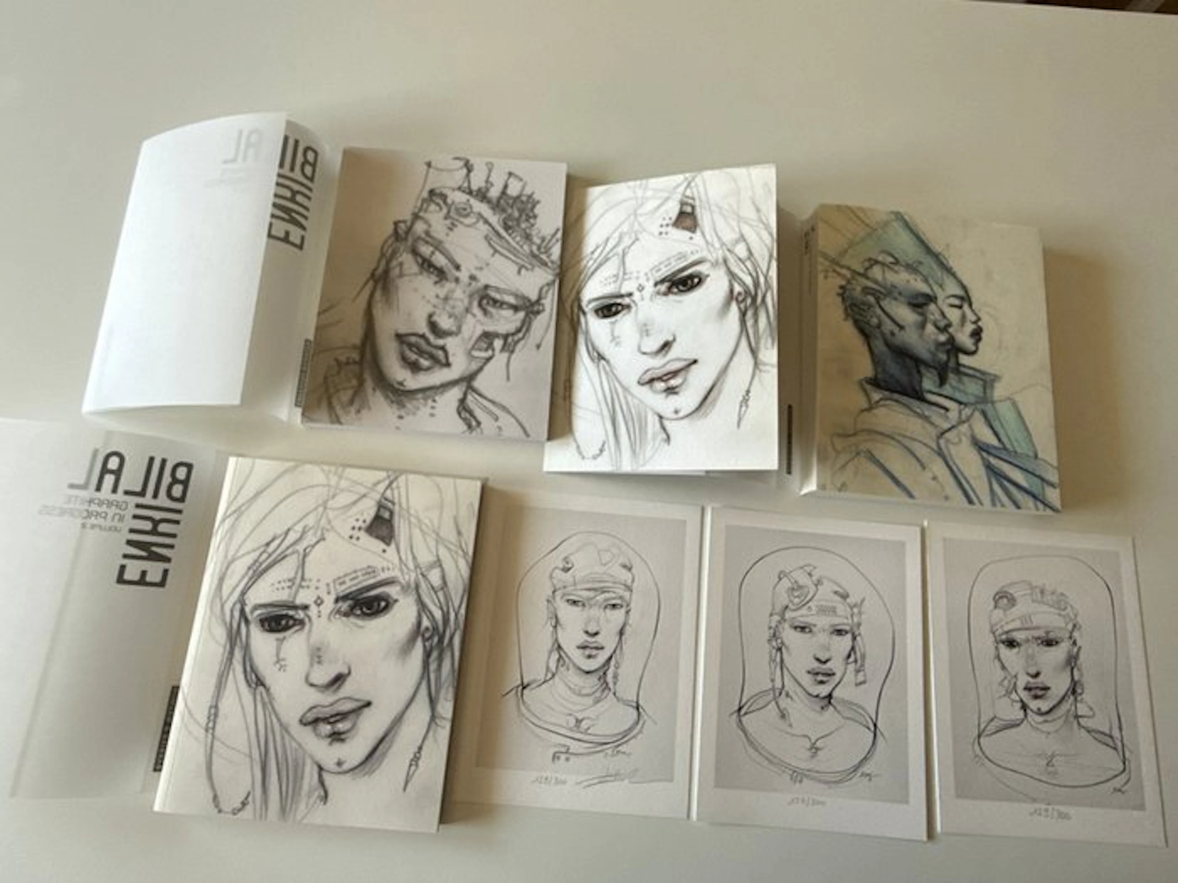 Graphite in Progress T1 à T3 - 3x C + 3x jaquette calque...
