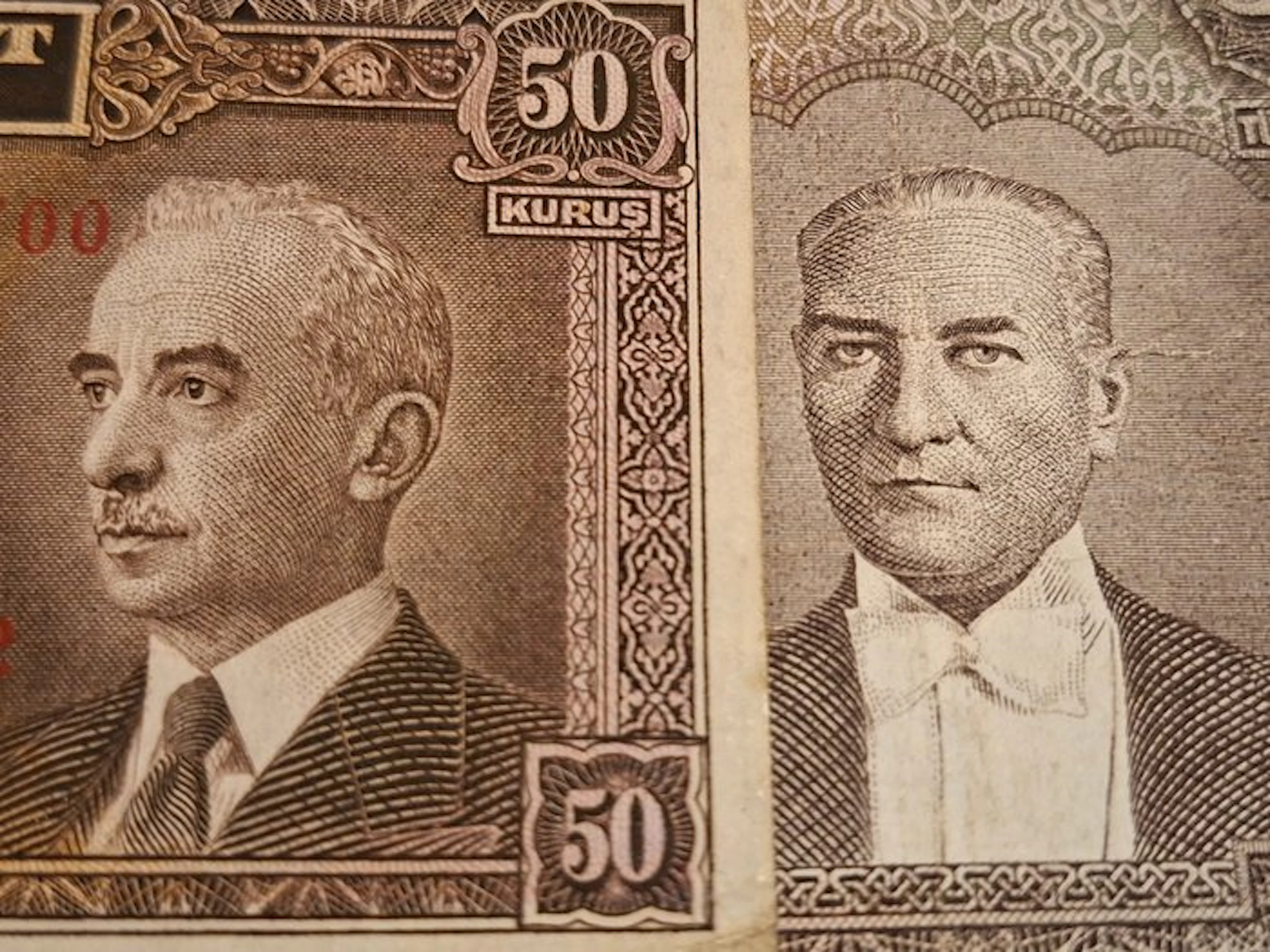 Turkey. - 4 Banknotes - Various Dates (No reserve price)
