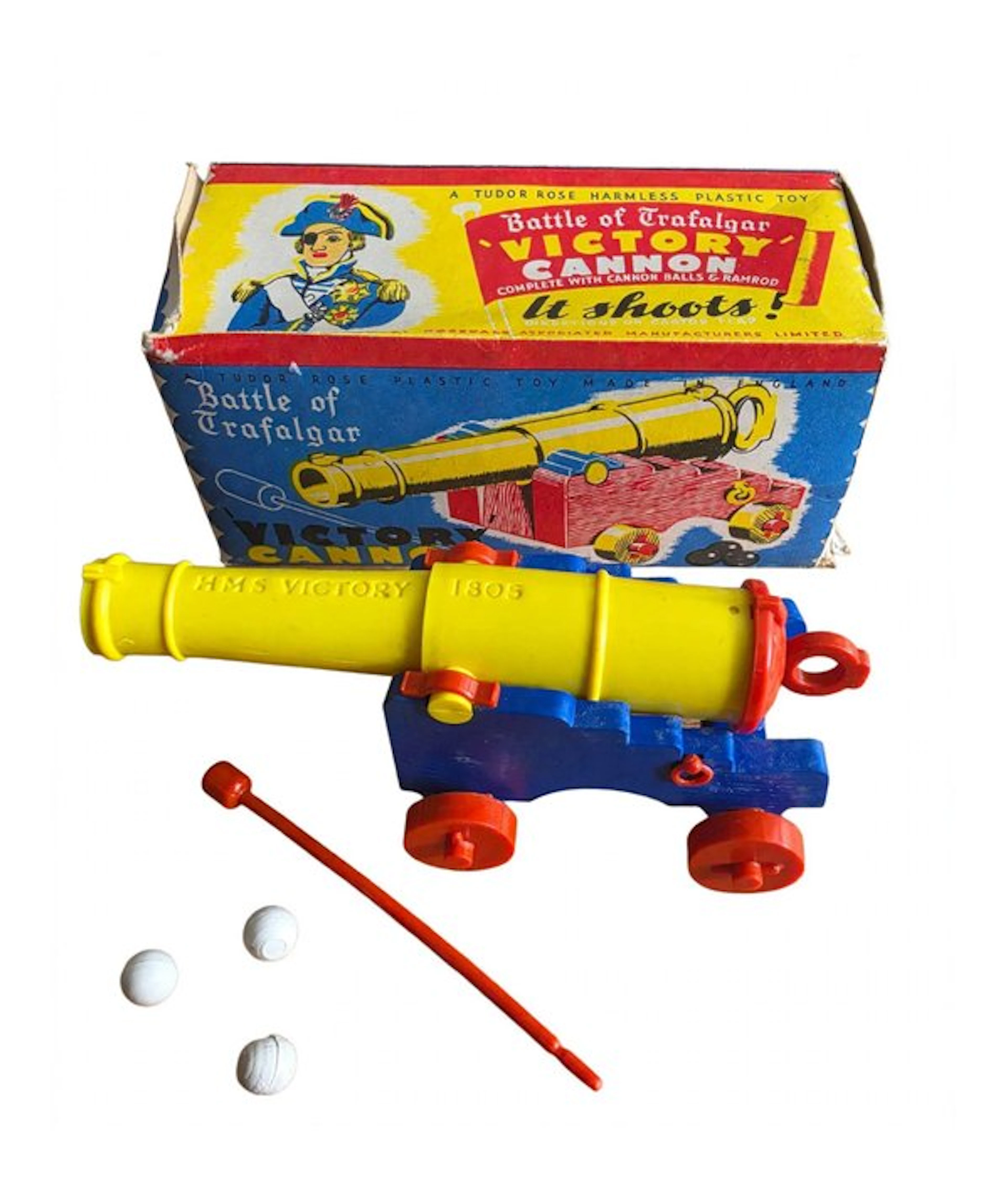 Zeldzaam Vintage Speelgoed Kanon - Battle of Trafalgar...