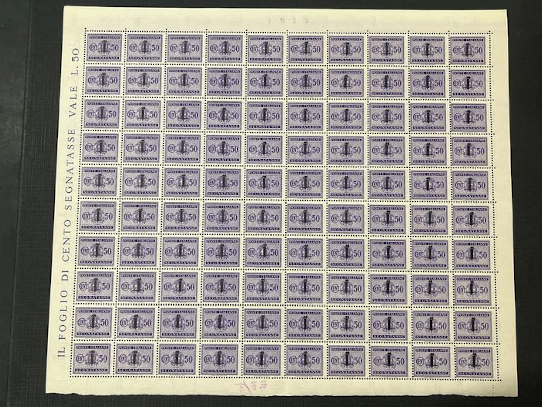 Italy 1944 - RSI fiscal stamps