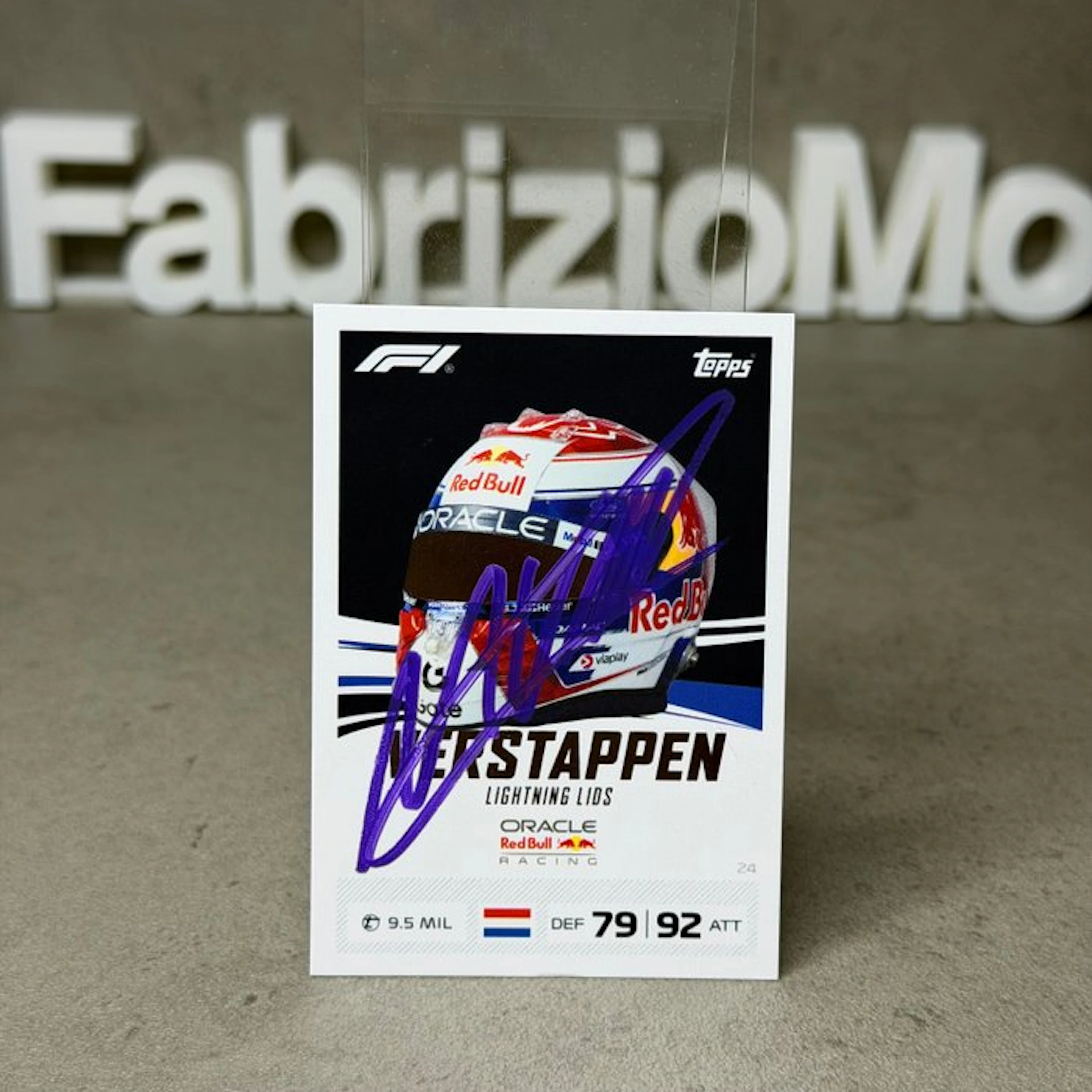 Red Bull Racing - Topps 24 Max Verstappen Lightning Lids...