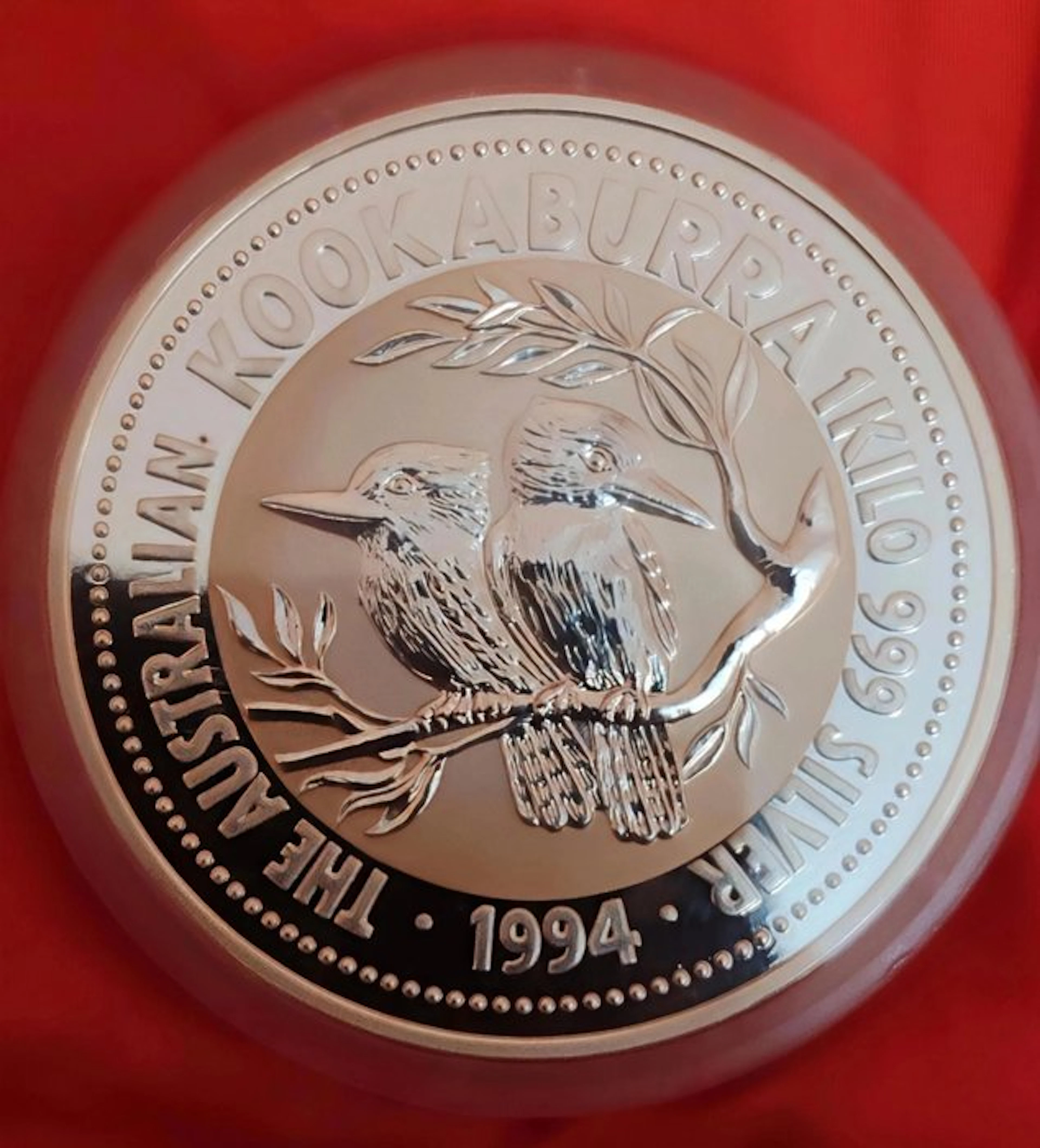 Australia. 30 Dollars 1994, Kookaburra, 1 Kg