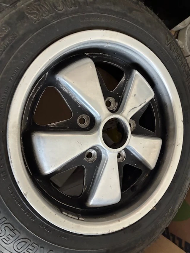 Tyre complete on wheel (4) - Set di 4 Cerchi Stile Fuchs...