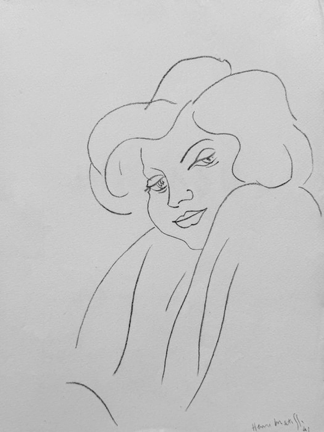 Henri Matisse (1869-1954) - Femme au canapé