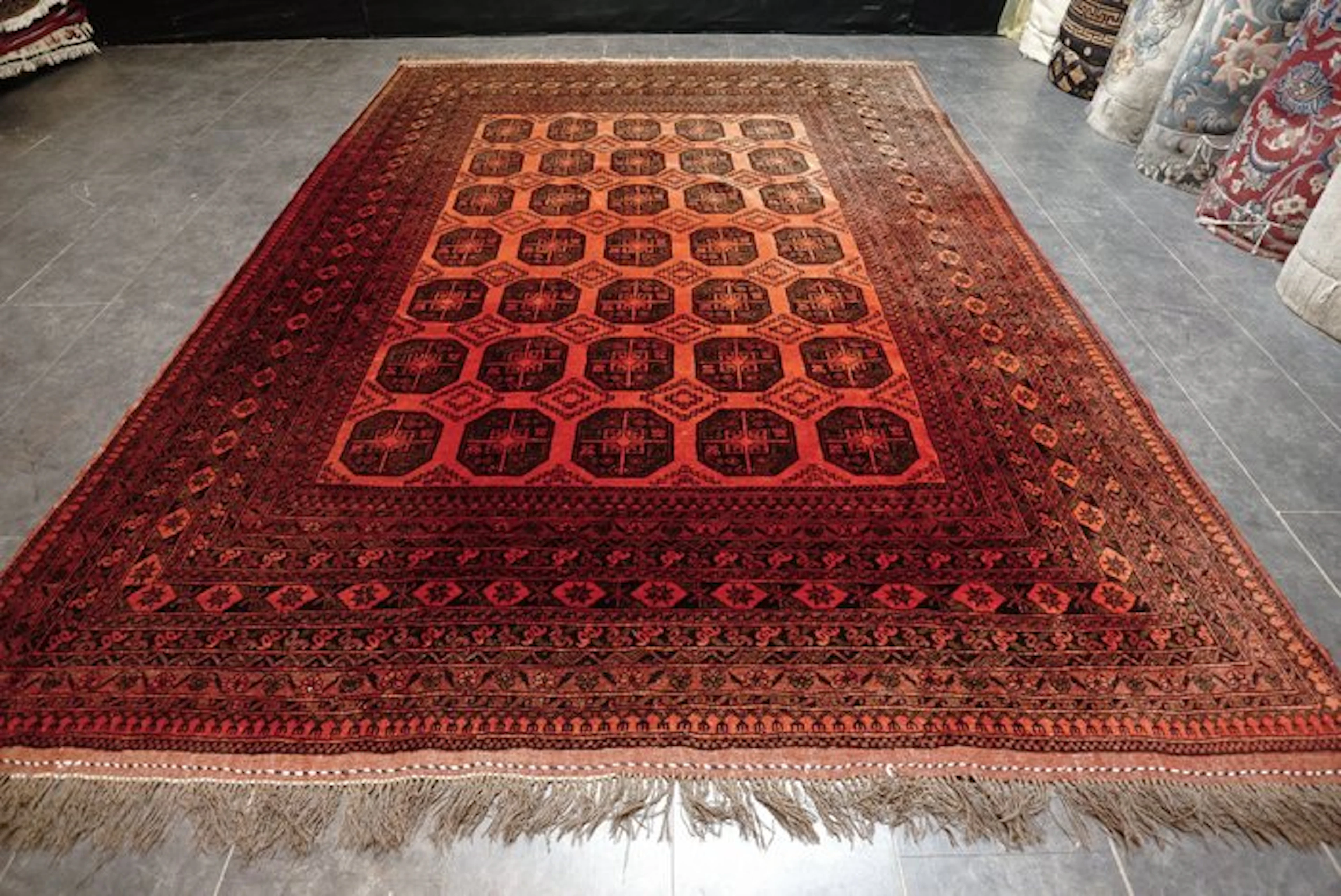 Afghan - Carpet - 350 cm - 250 cm