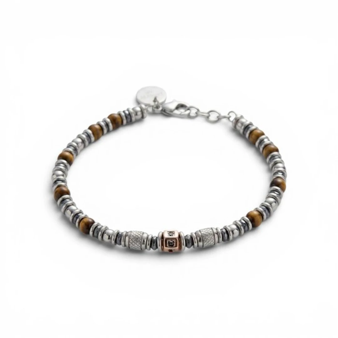 Other brand - 18 kt. - Steel, Rose gold - Bracelet - Made in Italy