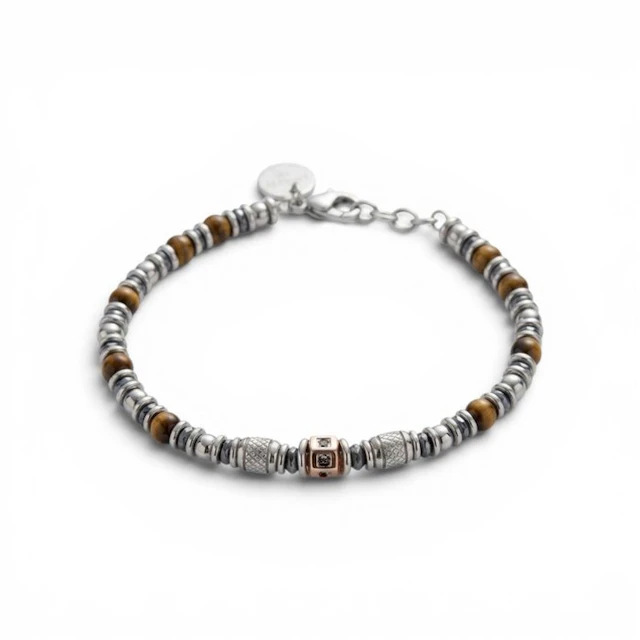Other brand - 18 kt. - Steel, Rose gold - Bracelet - Made in Italy