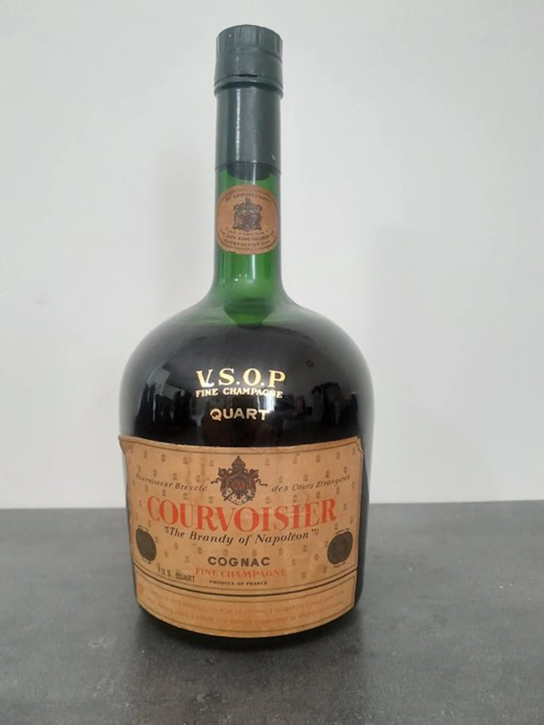 Courvoisier - VSOP US Quart - b. 1960s - US Quart (94.6cl)