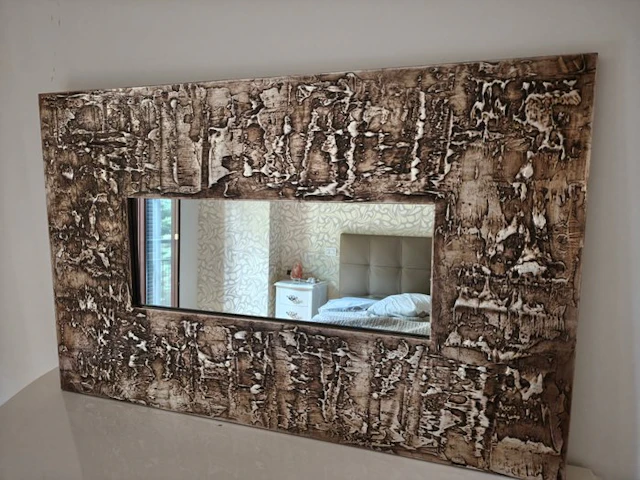 Cantori - Wall mirror - Wood, Resin
