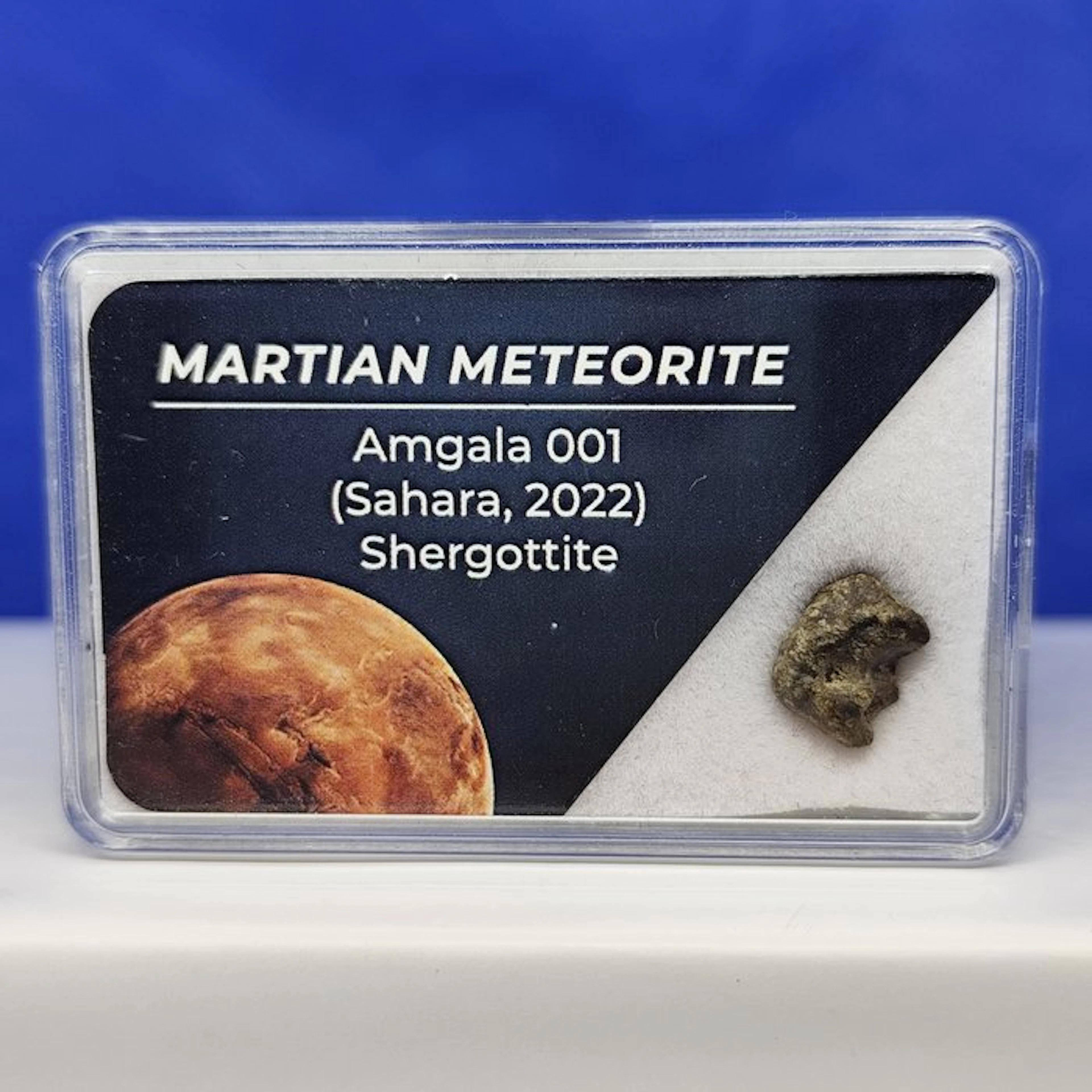 Authentic MARTIAN METEORITE! Amgala 001 (Sáhara