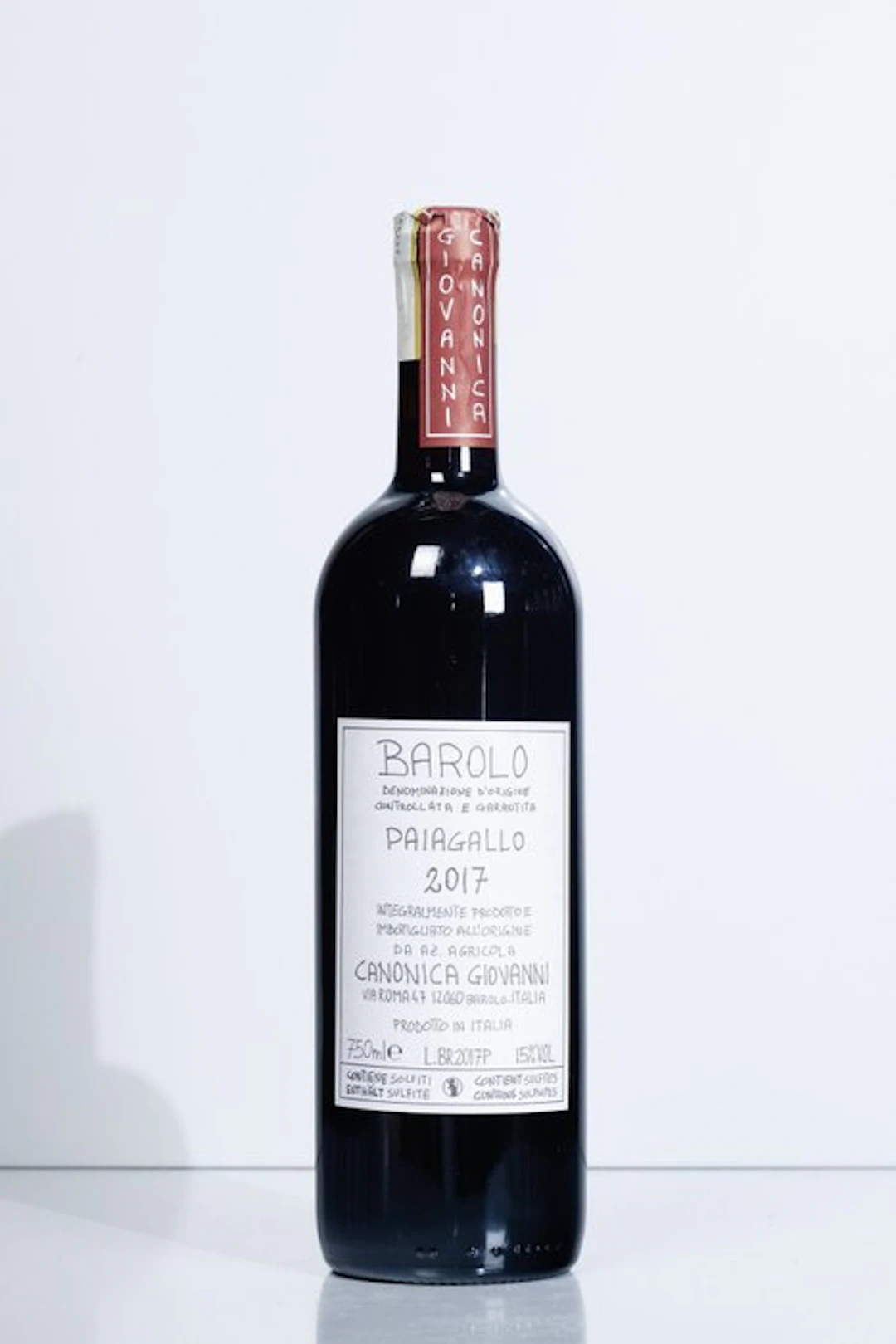 2017 Giovanni Canonica, Paiagallo - Barolo DOCG - 1 Bottle (0.75L)