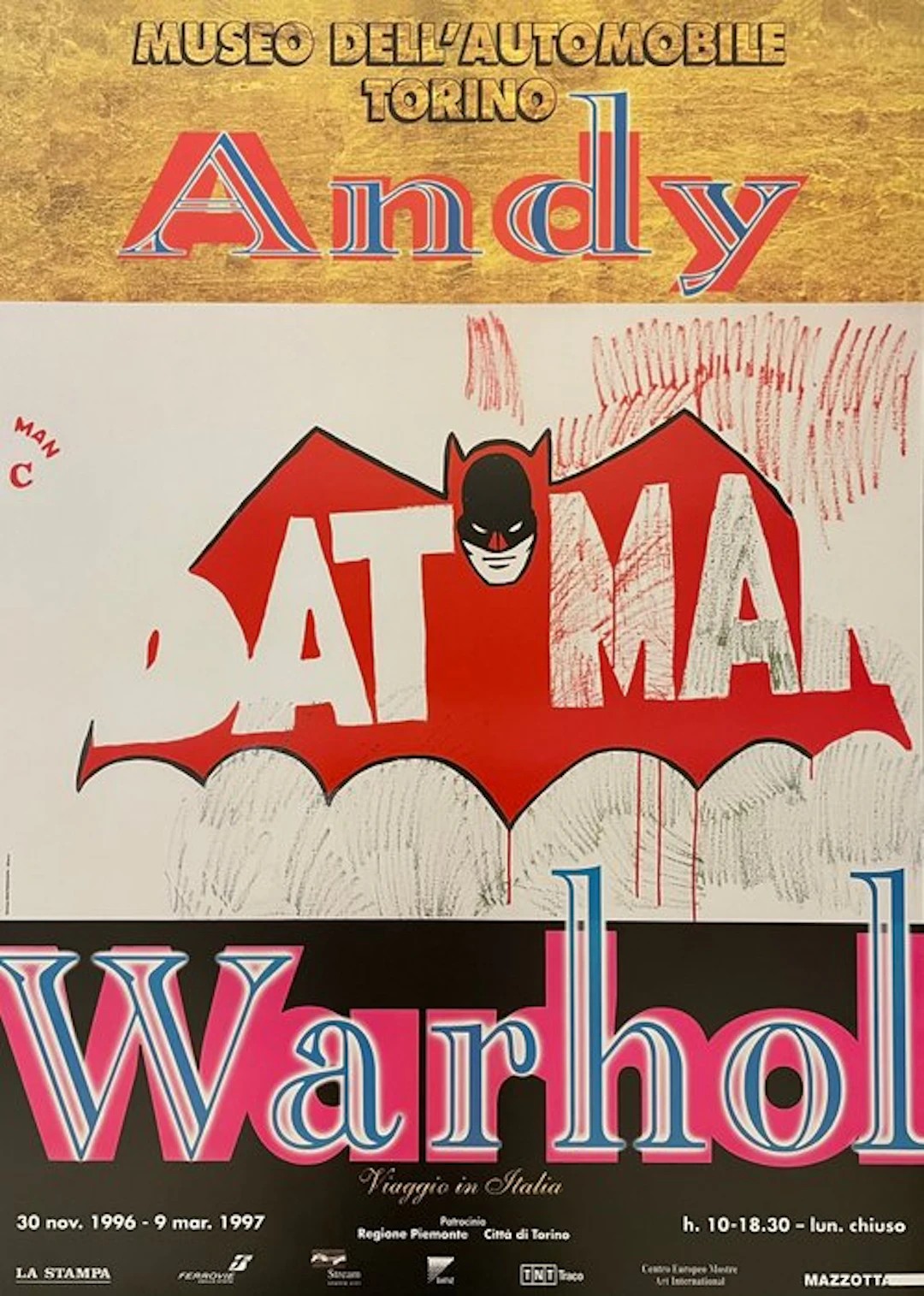 Andy Warhol (after) - BATMAN Museo dell'automobile Torino - 1990s