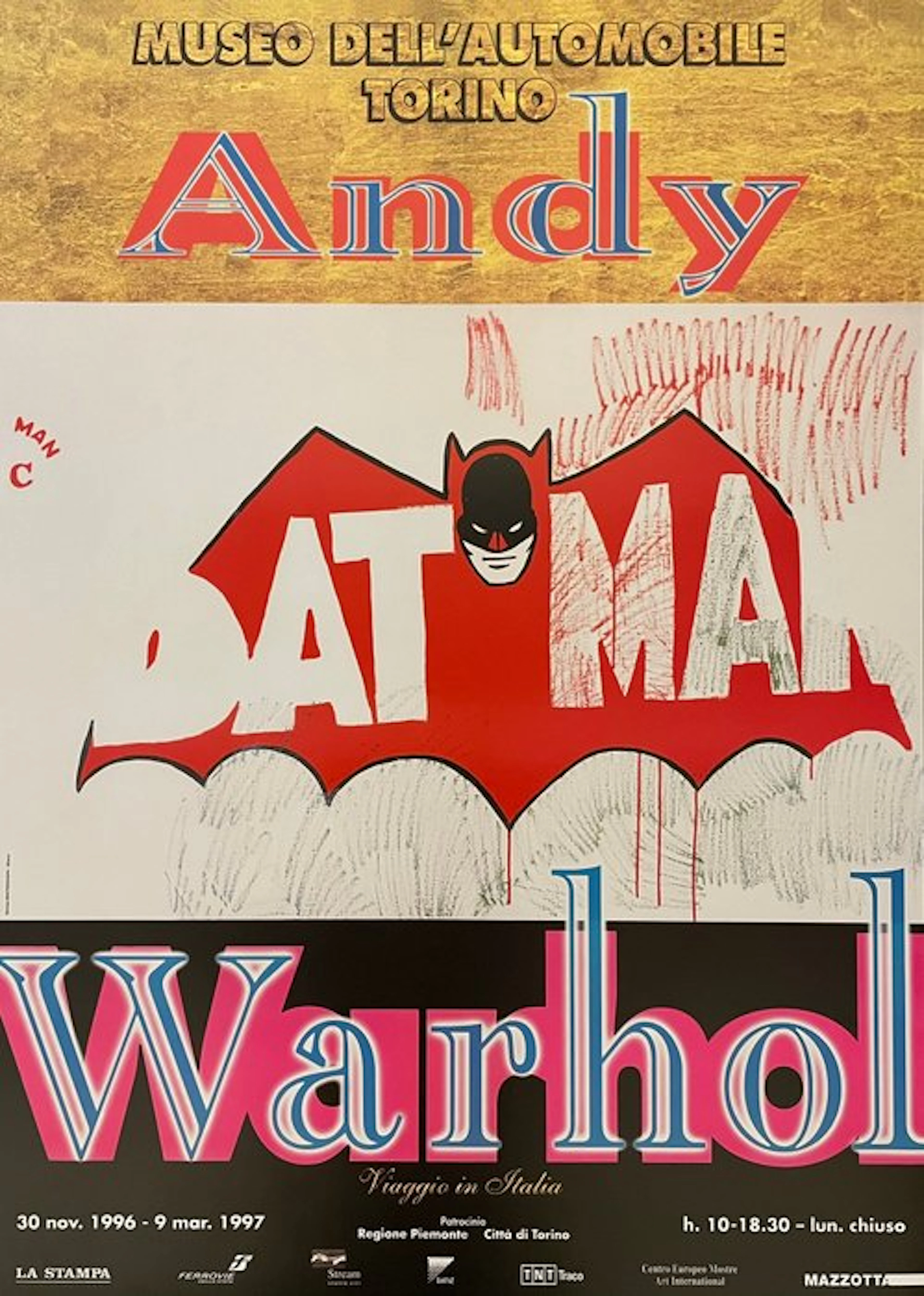 Andy Warhol (after) - BATMAN Museo dell'automobile Torino - 1990s