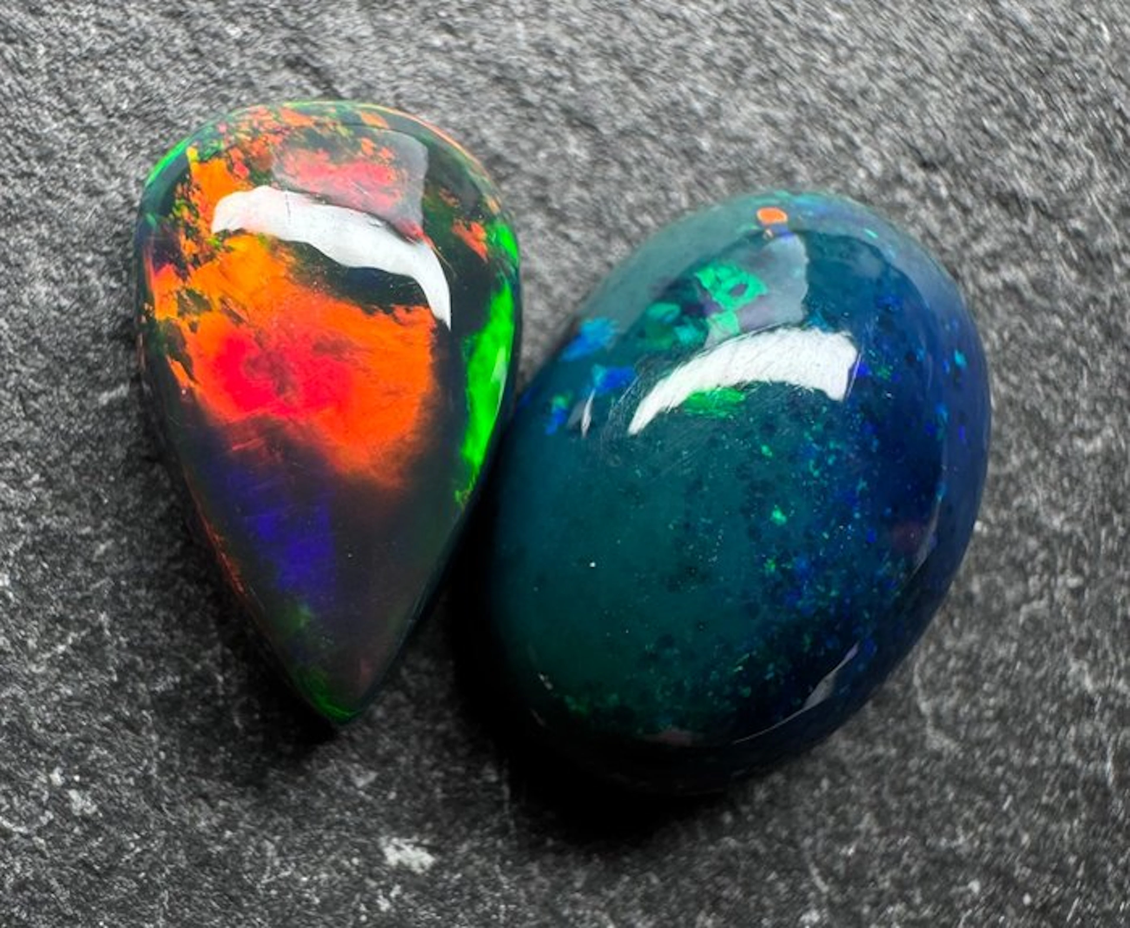 Opal Cabochons- 1.06 g - (2)