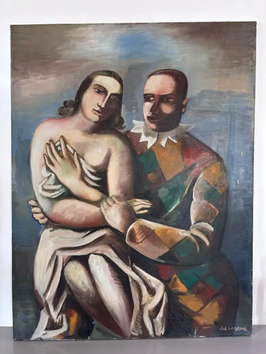 Johan Jacob Voskuil (1897-1972) - Man en vrouw