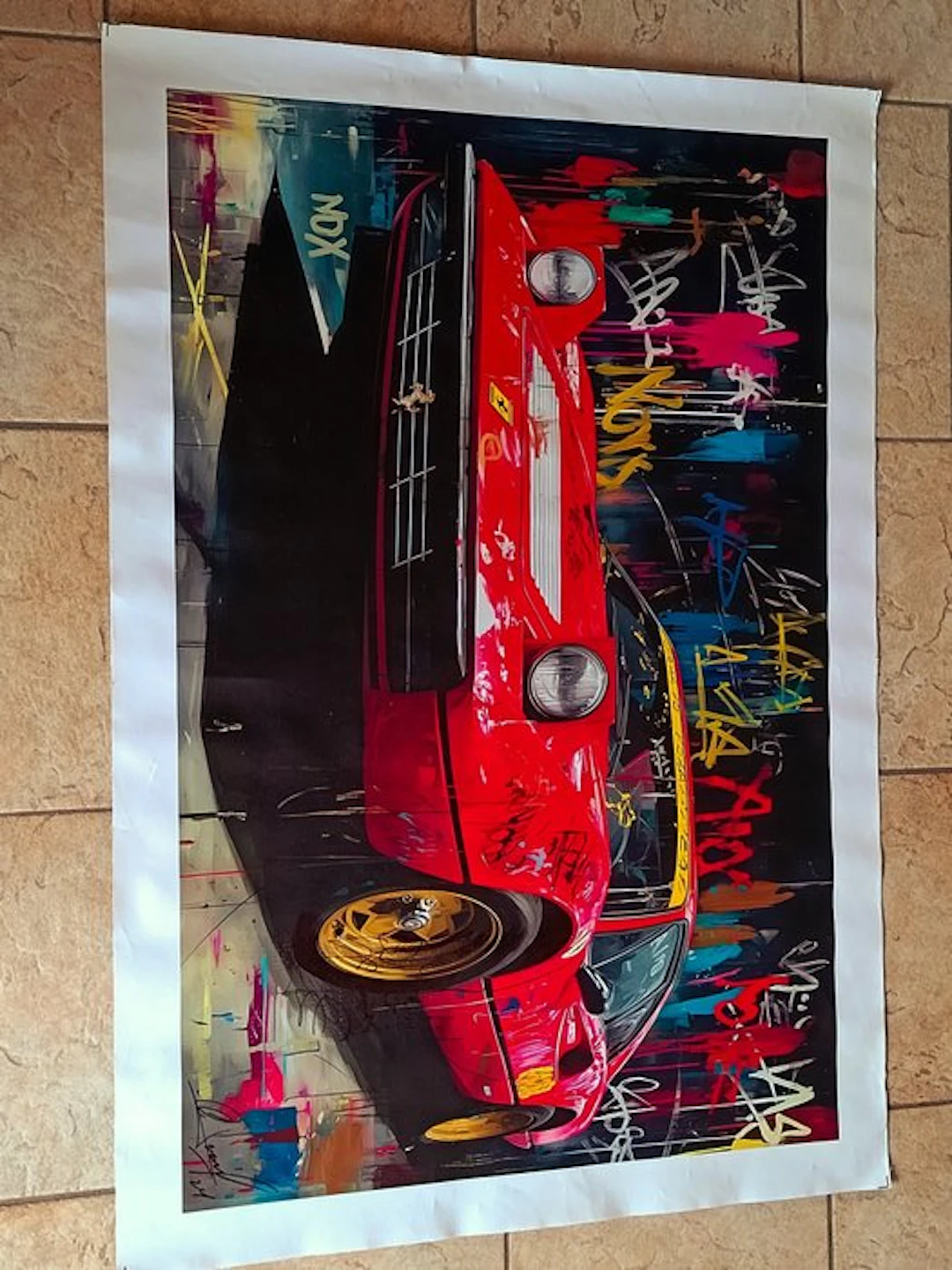 Print - Ferrari - 308GTB - 1990