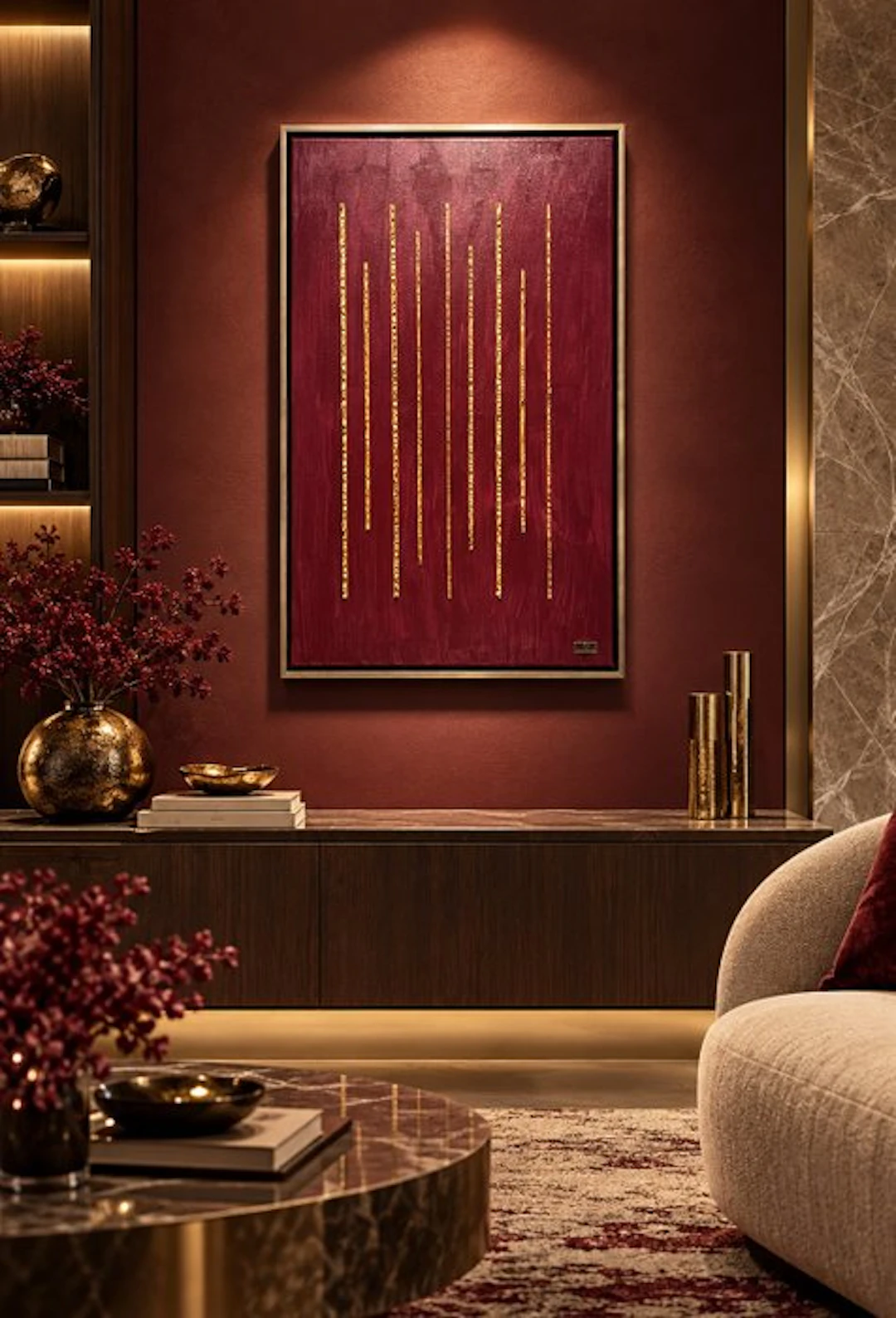 Swen Van der Sangen - Golden Rythms - Incl. Black/Gold Frame