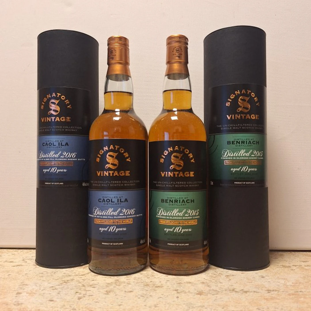 Caol Ila 2016 10yo + Benriach 2015 10yo - The...