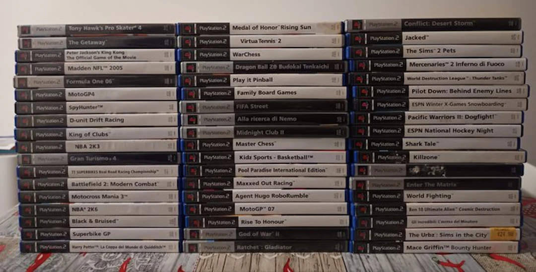 Sony - Playstation 2 - Collezione di 54 giochi PlayStation 2 - Video game