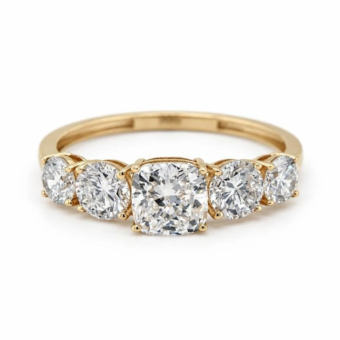 No reserve price - Ring - 14 kt