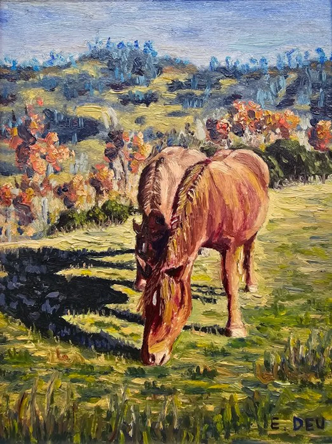 Catalan School (XX) - NO RESERVE - The Grazing Horse
