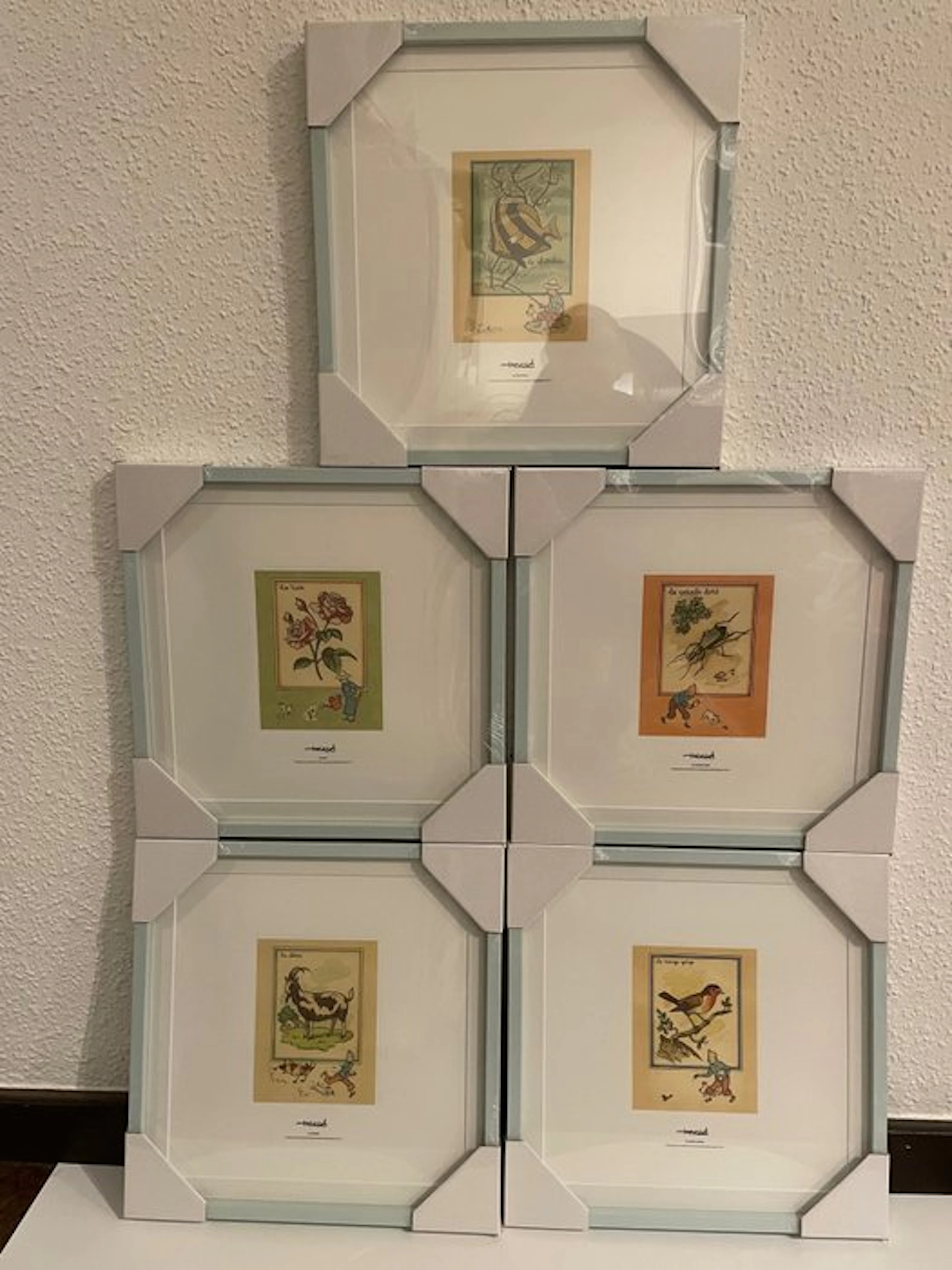 Tintin - Set of 5 Lithographs - Moulinsart