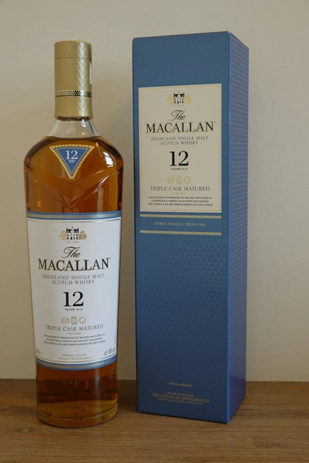 Macallan 12 years old Triple Cask Matured Fine Oak - 70cl
