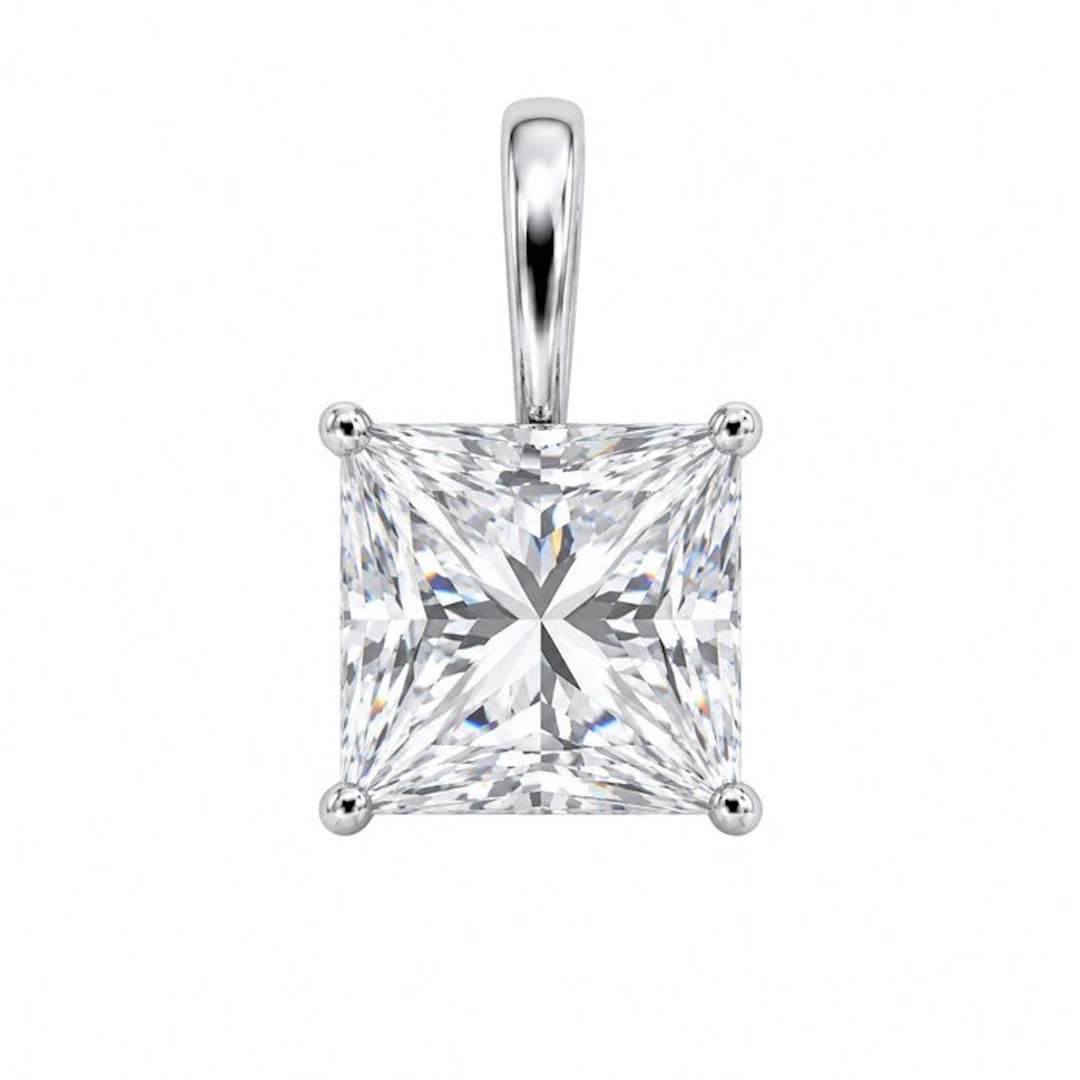 No reserve price - Pendant - 14 kt. White gold - 2.06ct. tw. Diamond