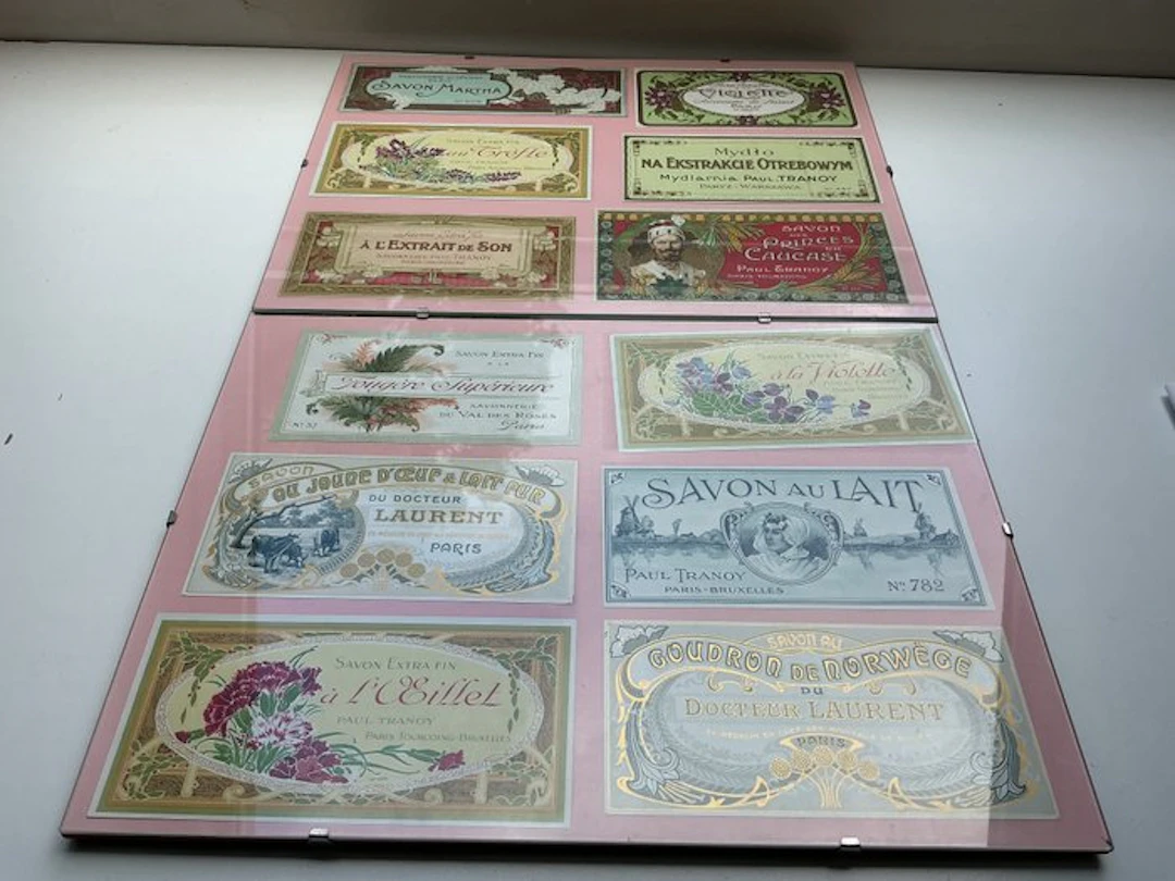 Decorative ornament (2) - Belgium - Old soap advertisements