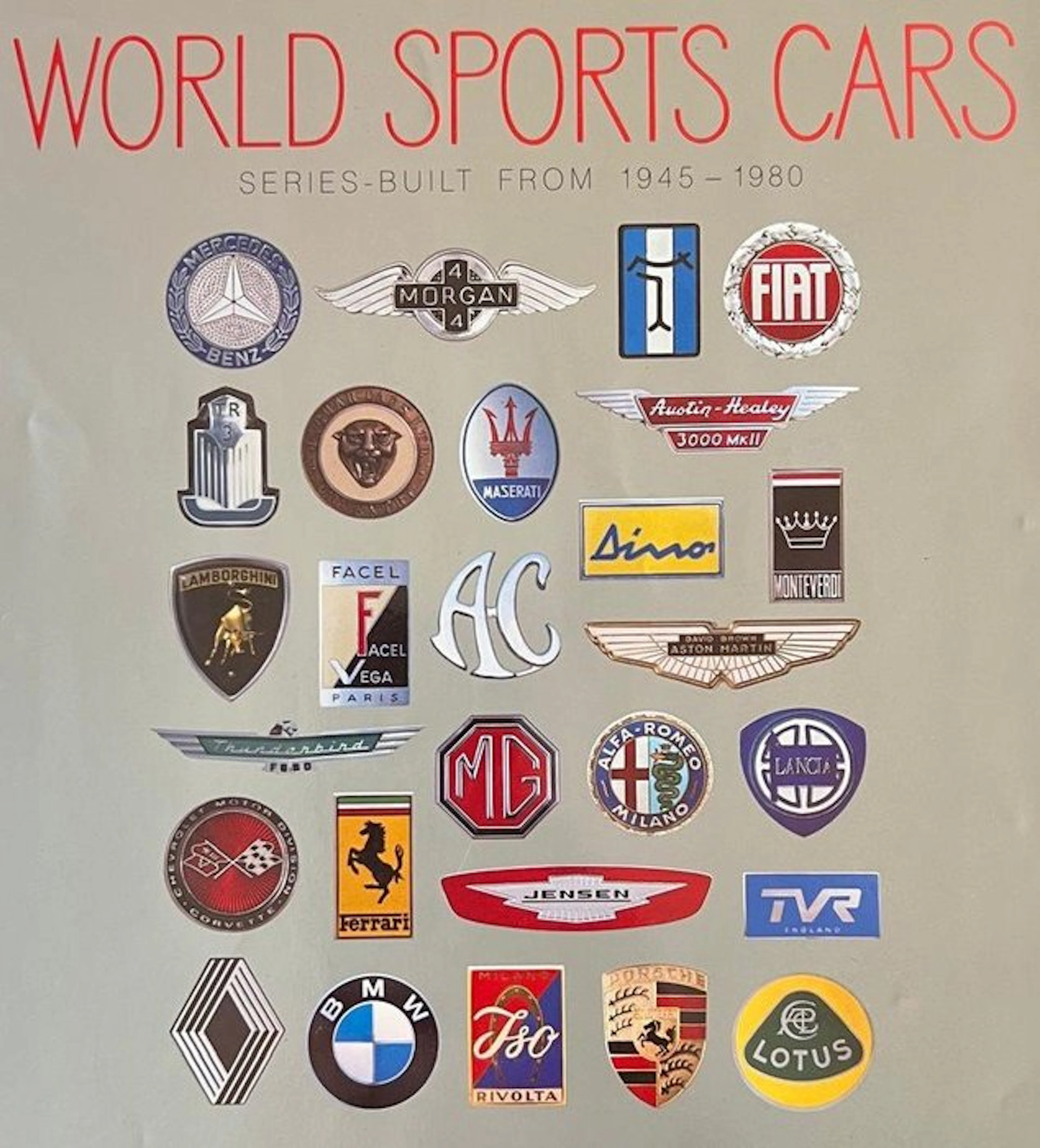 Book - Frank Oleski - World Sports Cars - 1987